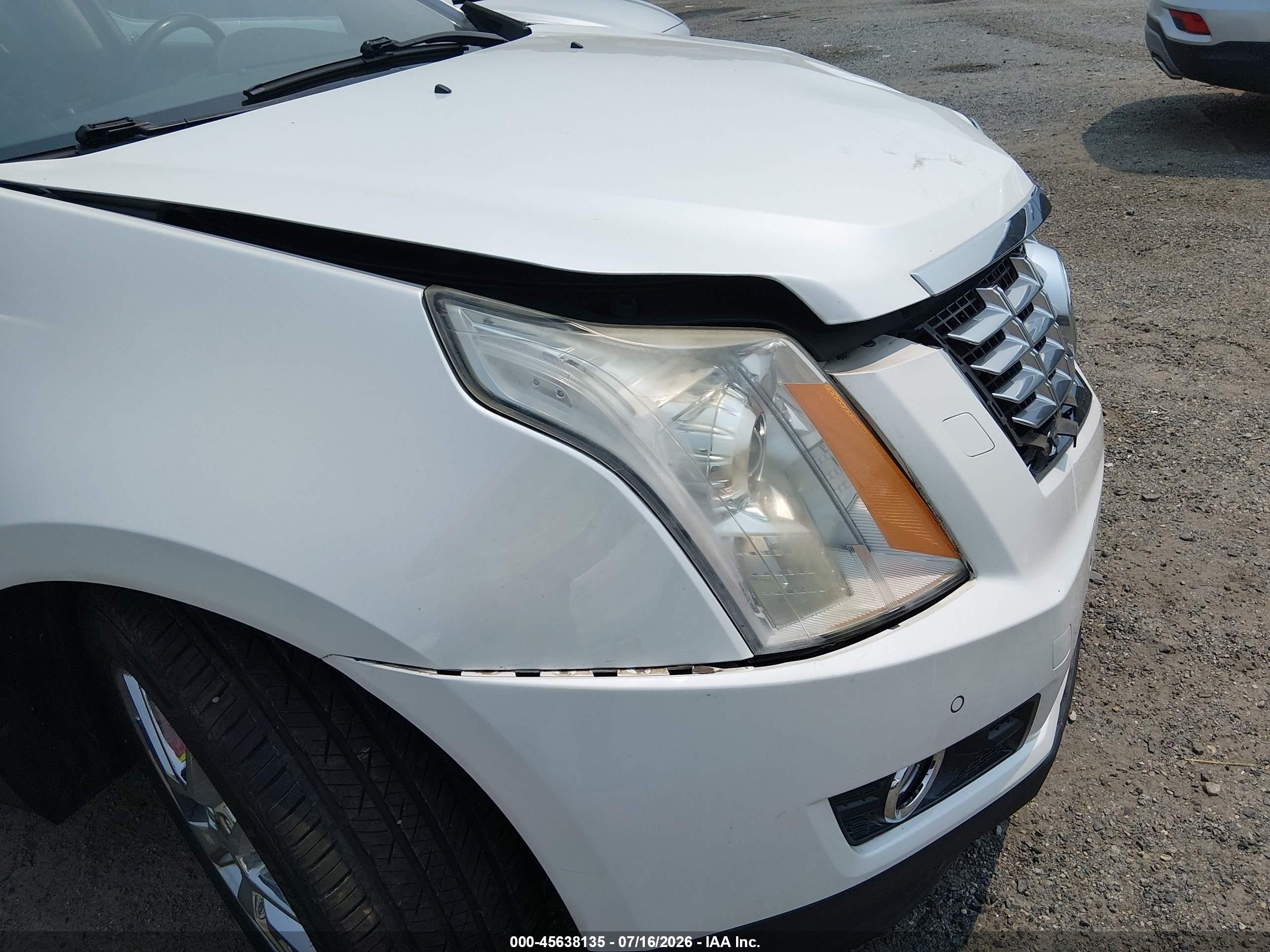 2013 Cadillac Srx Performance Collection White vin: 3GYFNDE36DS645217