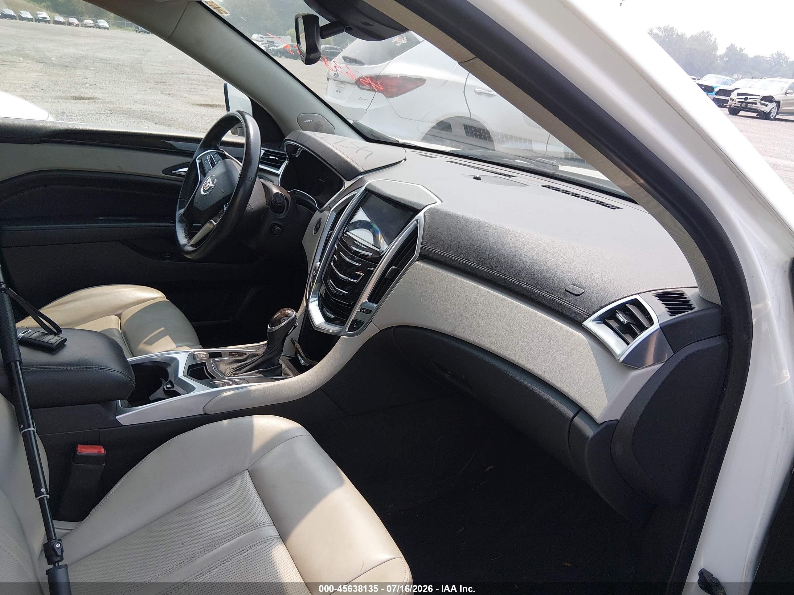 2013 Cadillac Srx Performance Collection White vin: 3GYFNDE36DS645217