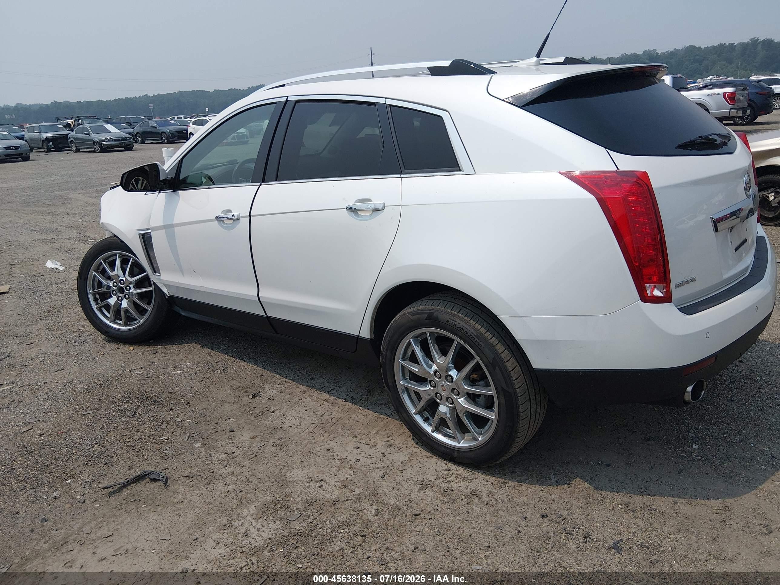 2013 Cadillac Srx Performance Collection White vin: 3GYFNDE36DS645217