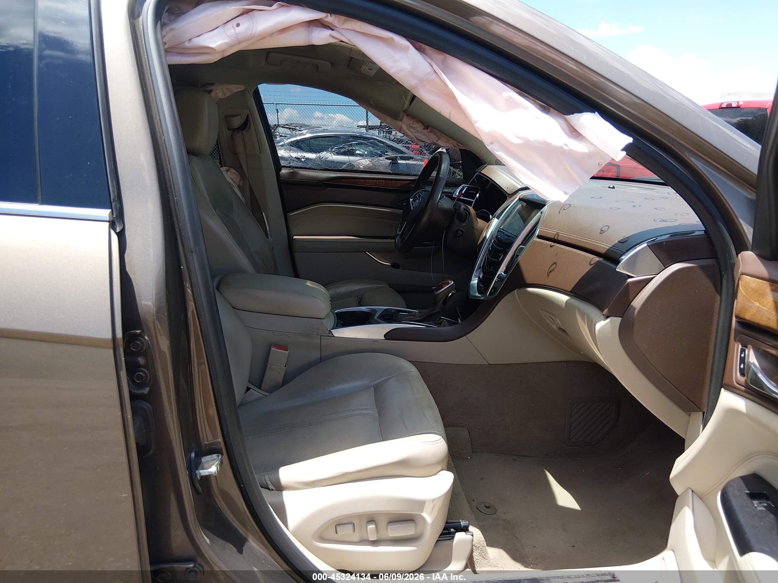 2014 Cadillac Srx Premium Collection Желто-коричневый vin: 3GYFNDE36ES635983