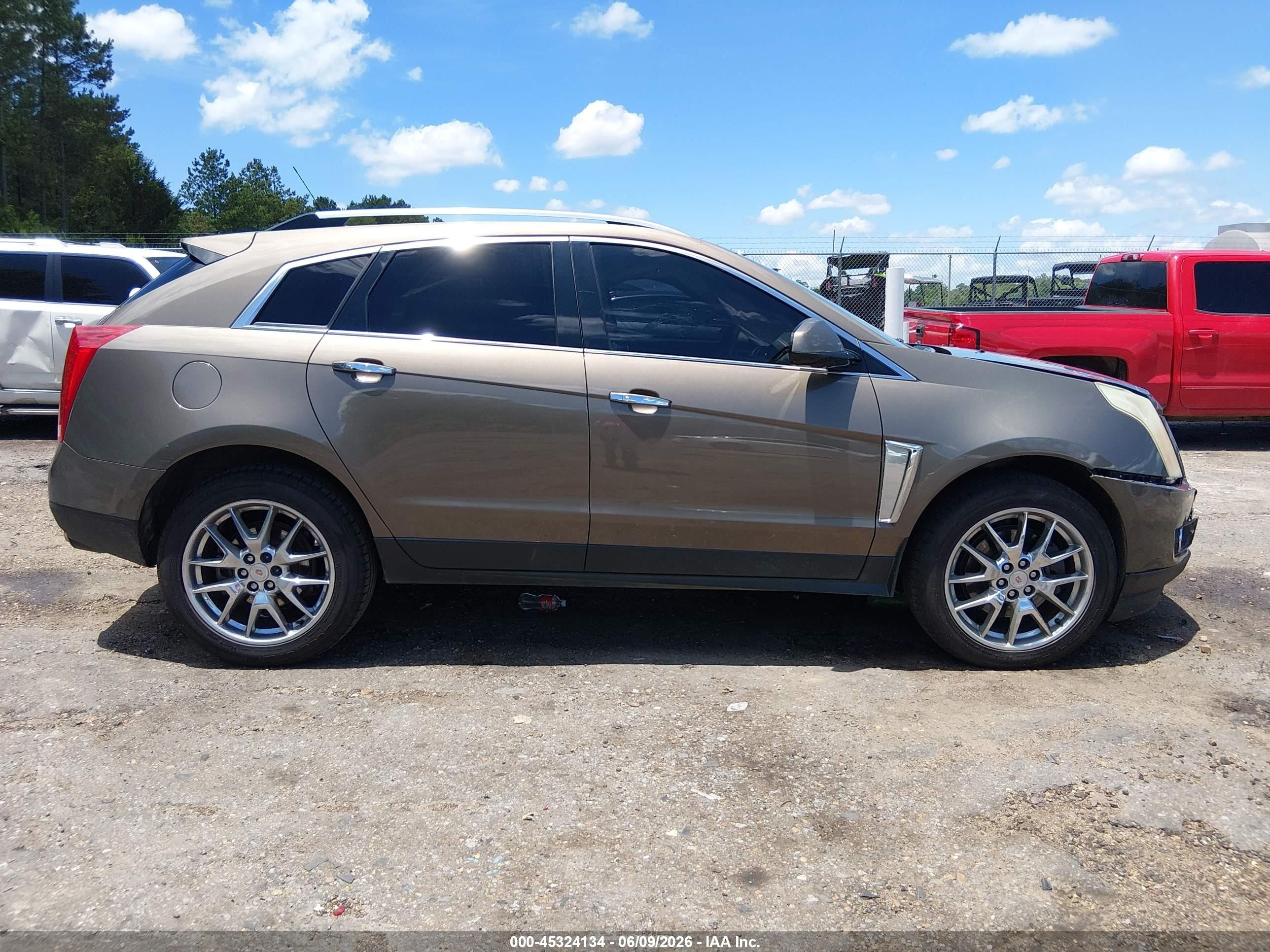2014 Cadillac Srx Premium Collection Желто-коричневый vin: 3GYFNDE36ES635983