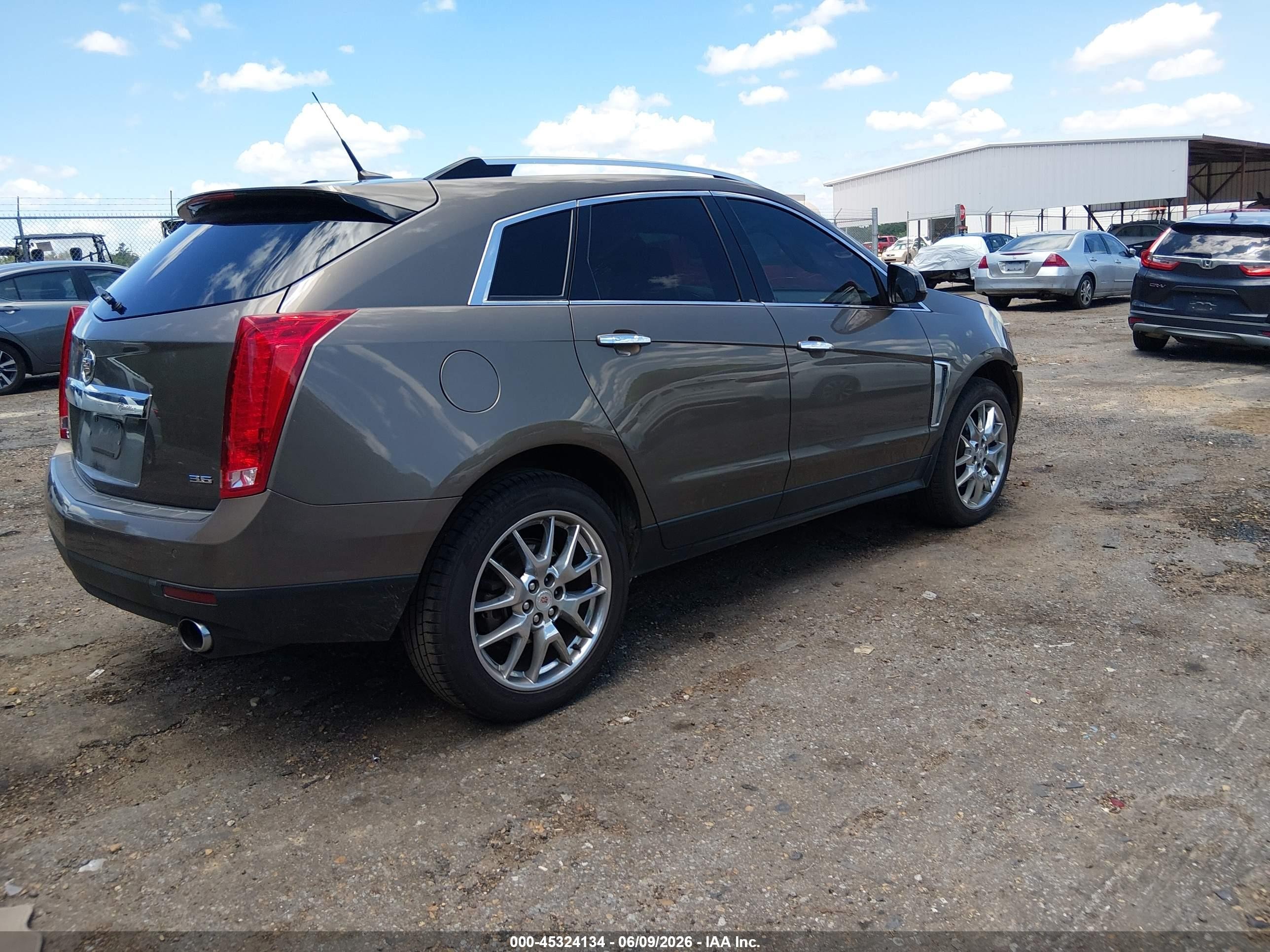 2014 Cadillac Srx Premium Collection Желто-коричневый vin: 3GYFNDE36ES635983
