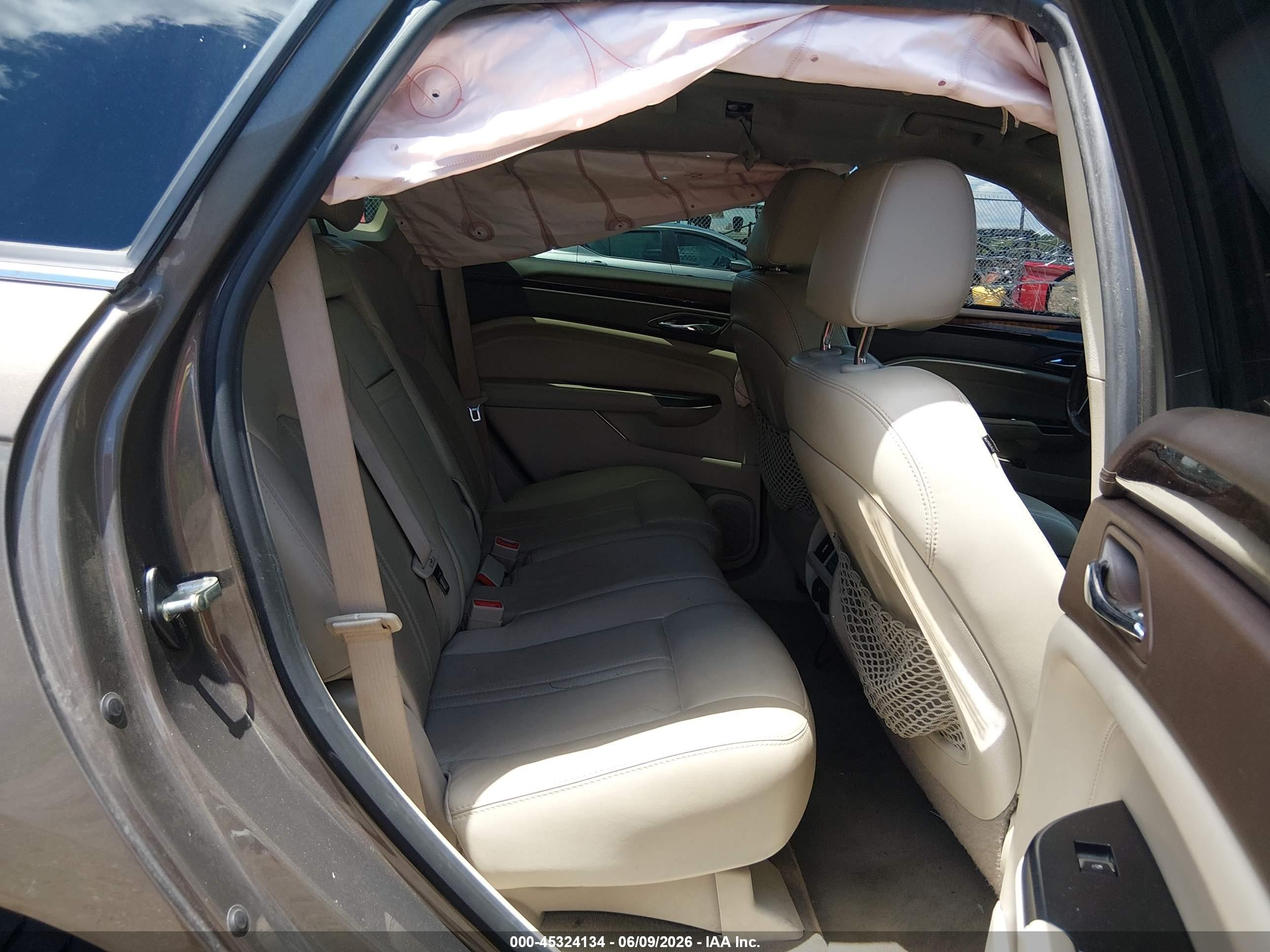 2014 Cadillac Srx Premium Collection Желто-коричневый vin: 3GYFNDE36ES635983