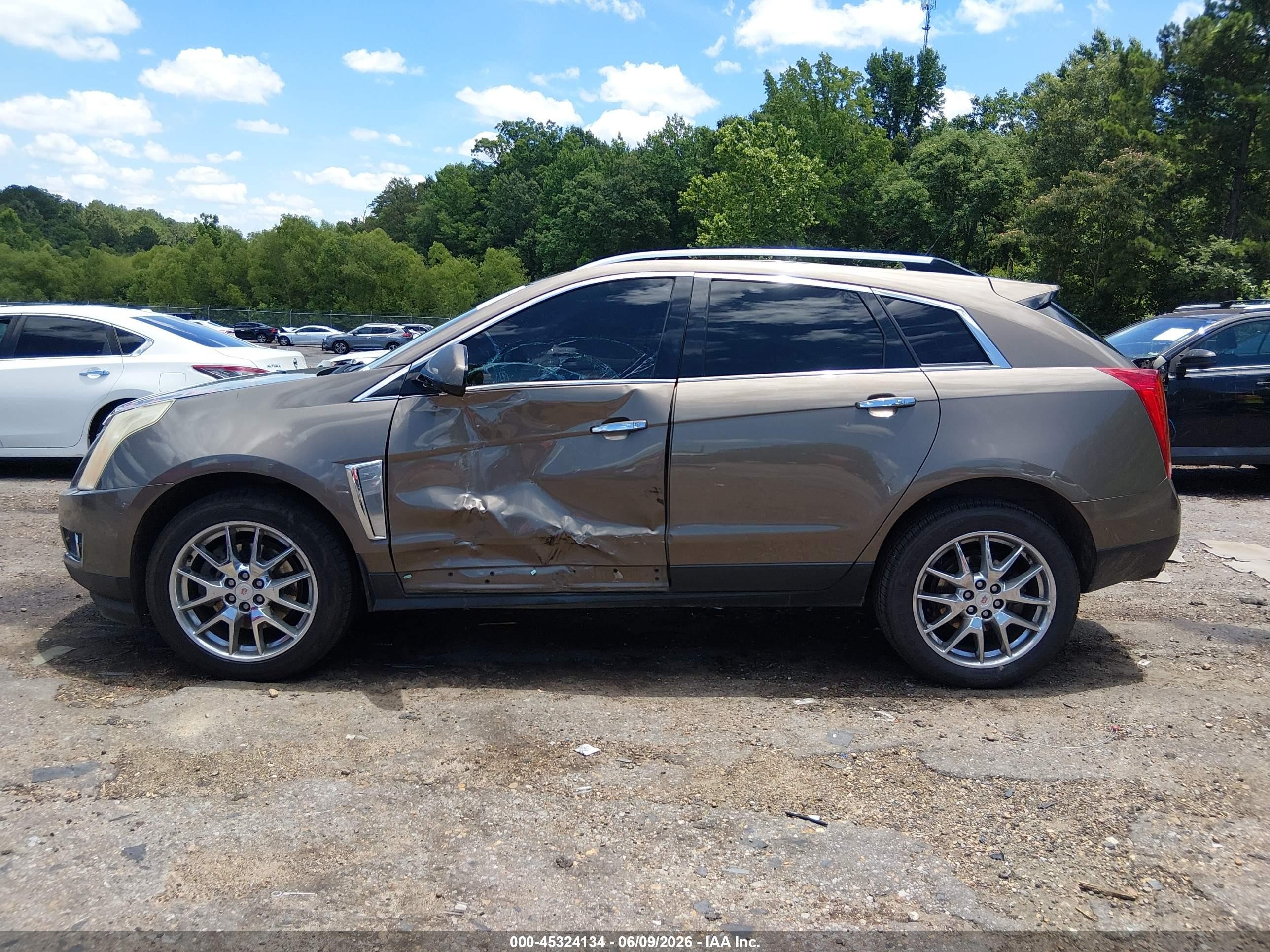 2014 Cadillac Srx Premium Collection Желто-коричневый vin: 3GYFNDE36ES635983