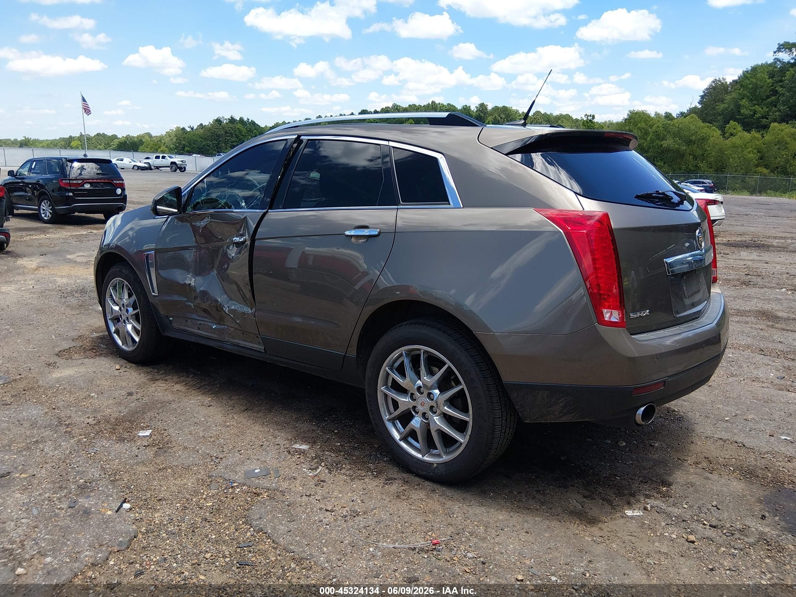 2014 Cadillac Srx Premium Collection Желто-коричневый vin: 3GYFNDE36ES635983