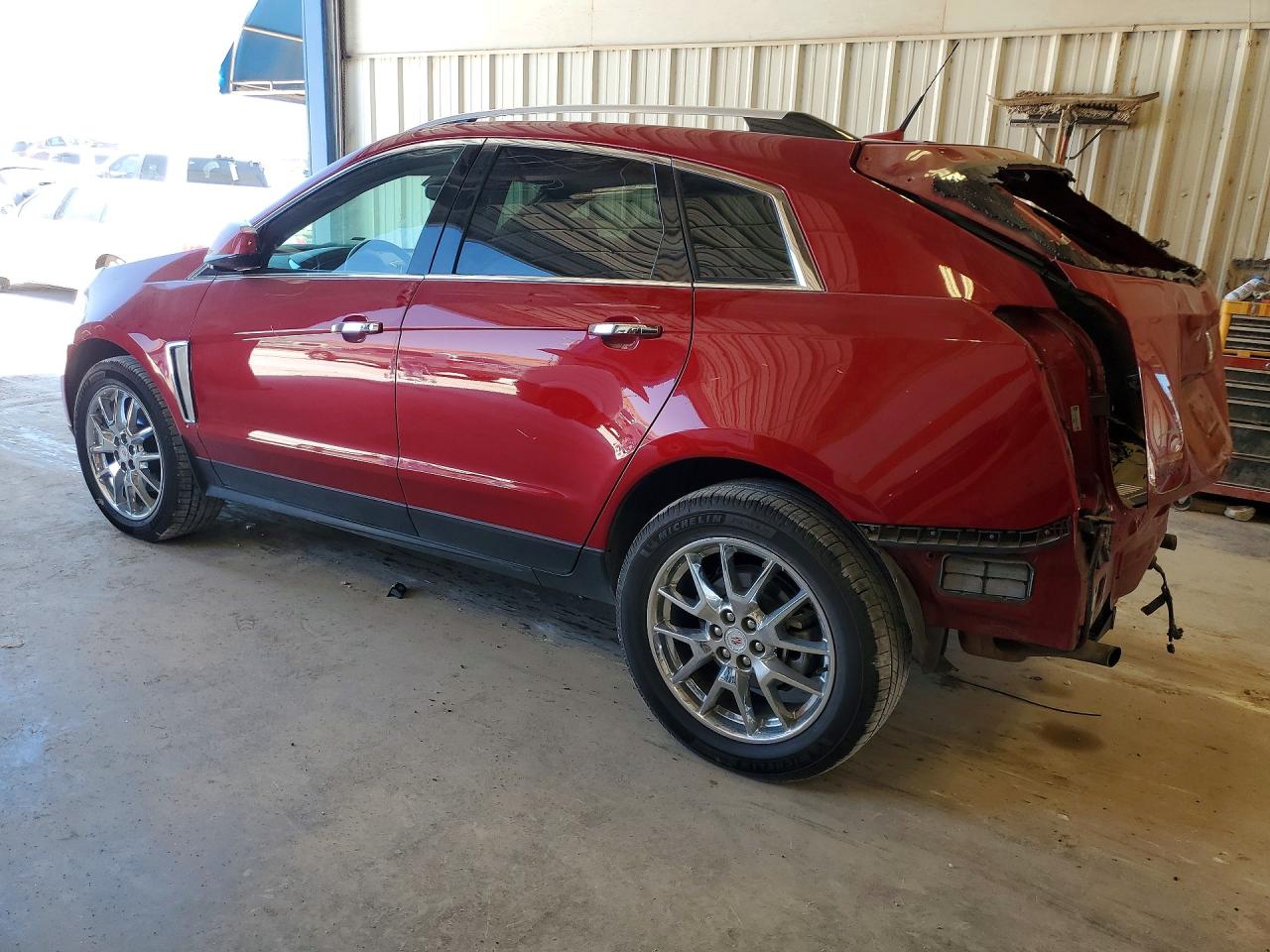 2014 Cadillac Srx Premium Collection Red vin: 3GYFNDE36ES654176