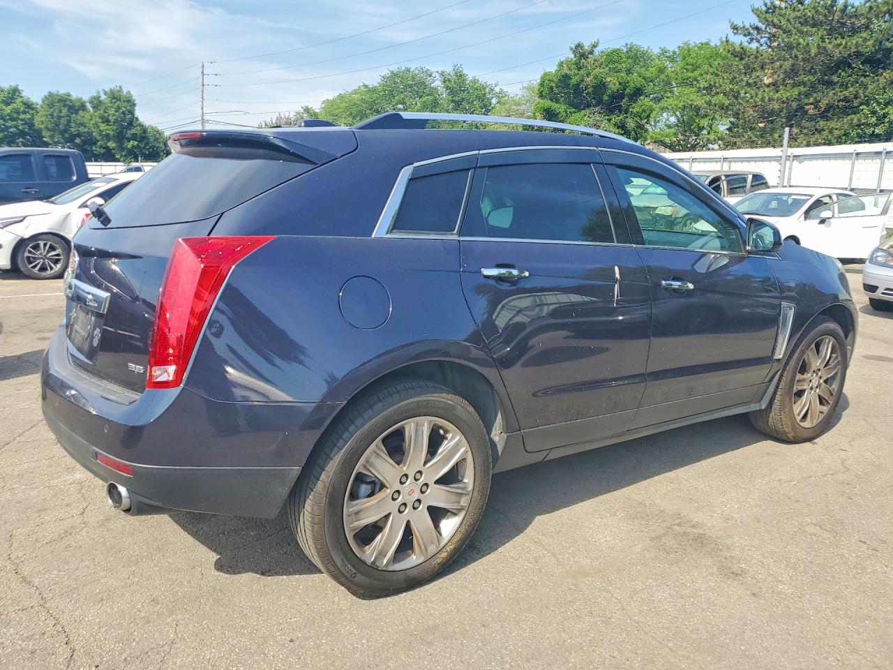 2016 Cadillac Srx Premium Collection Blue vin: 3GYFNDE36GS547177