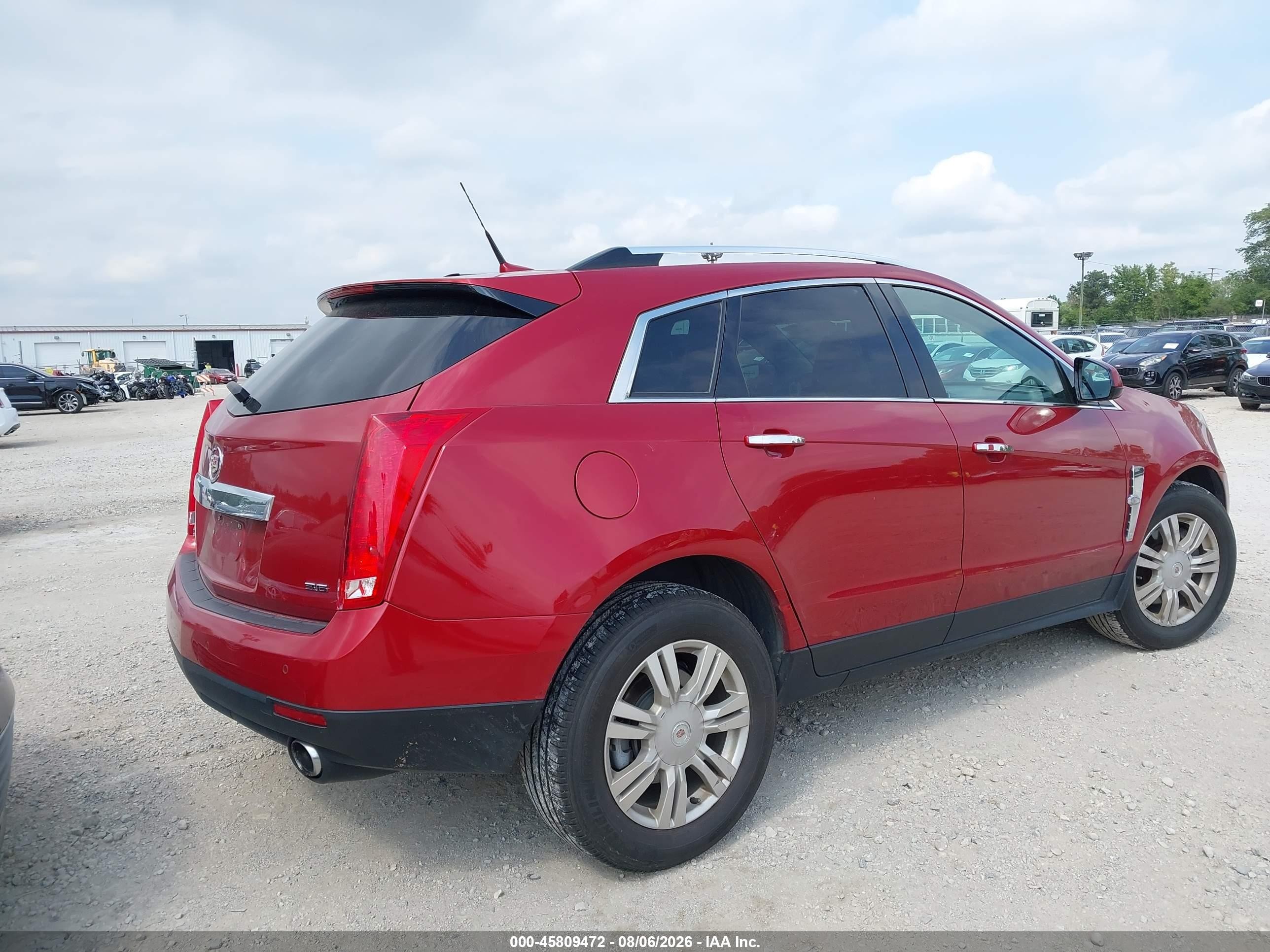 2012 Cadillac Srx Luxury Collection Red vin: 3GYFNDE37CS518314