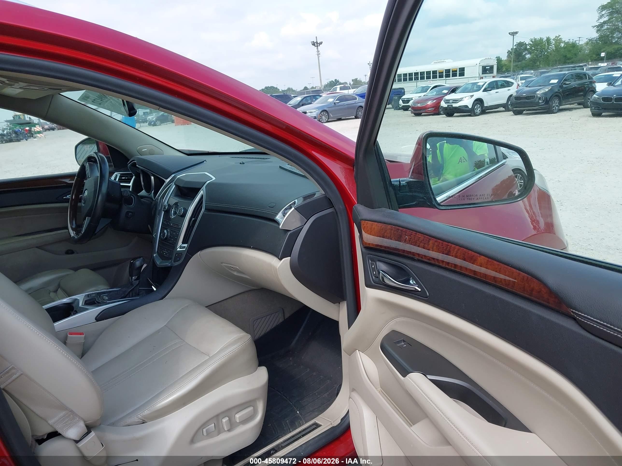 2012 Cadillac Srx Luxury Collection Red vin: 3GYFNDE37CS518314