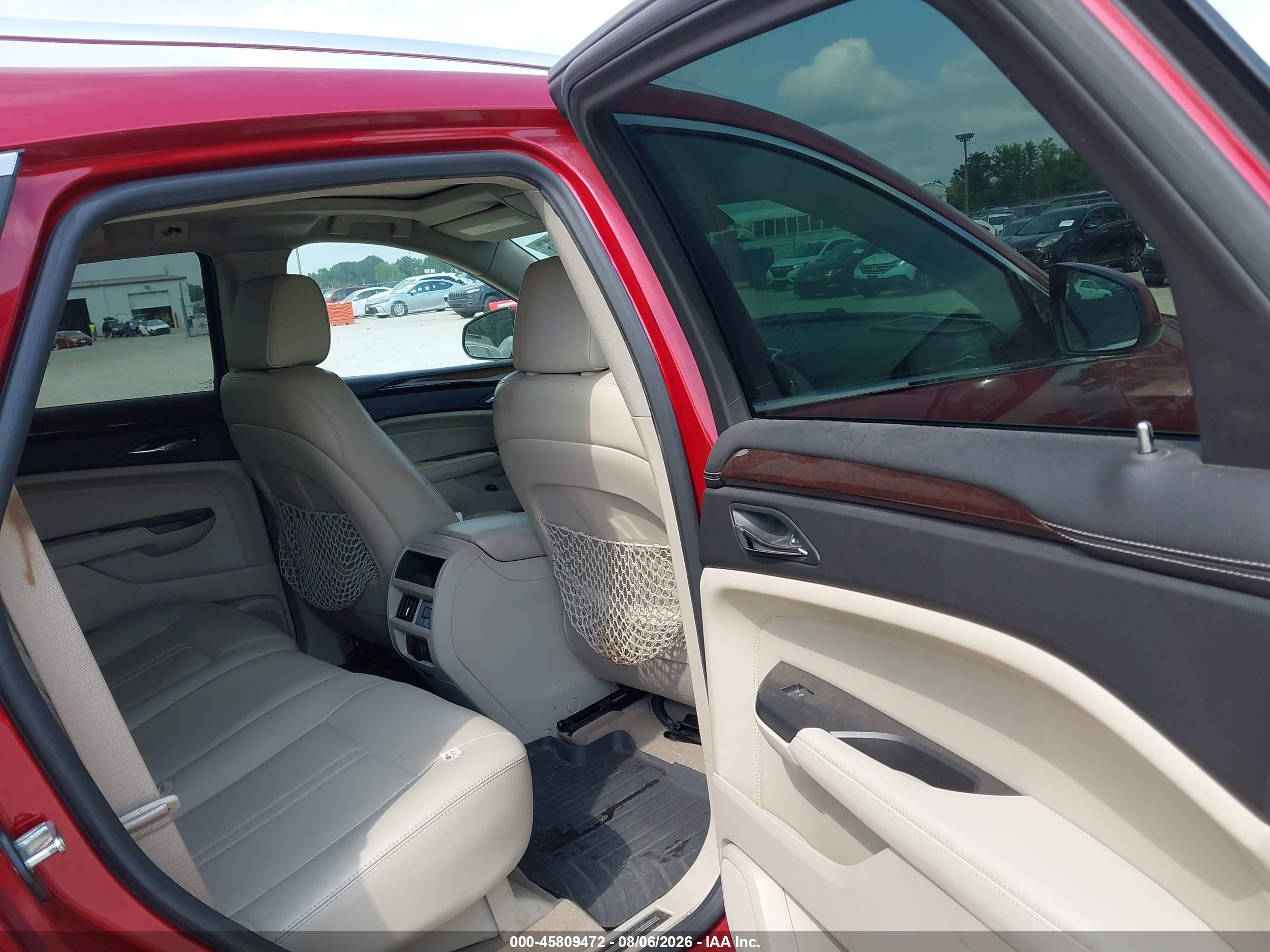 2012 Cadillac Srx Luxury Collection Red vin: 3GYFNDE37CS518314