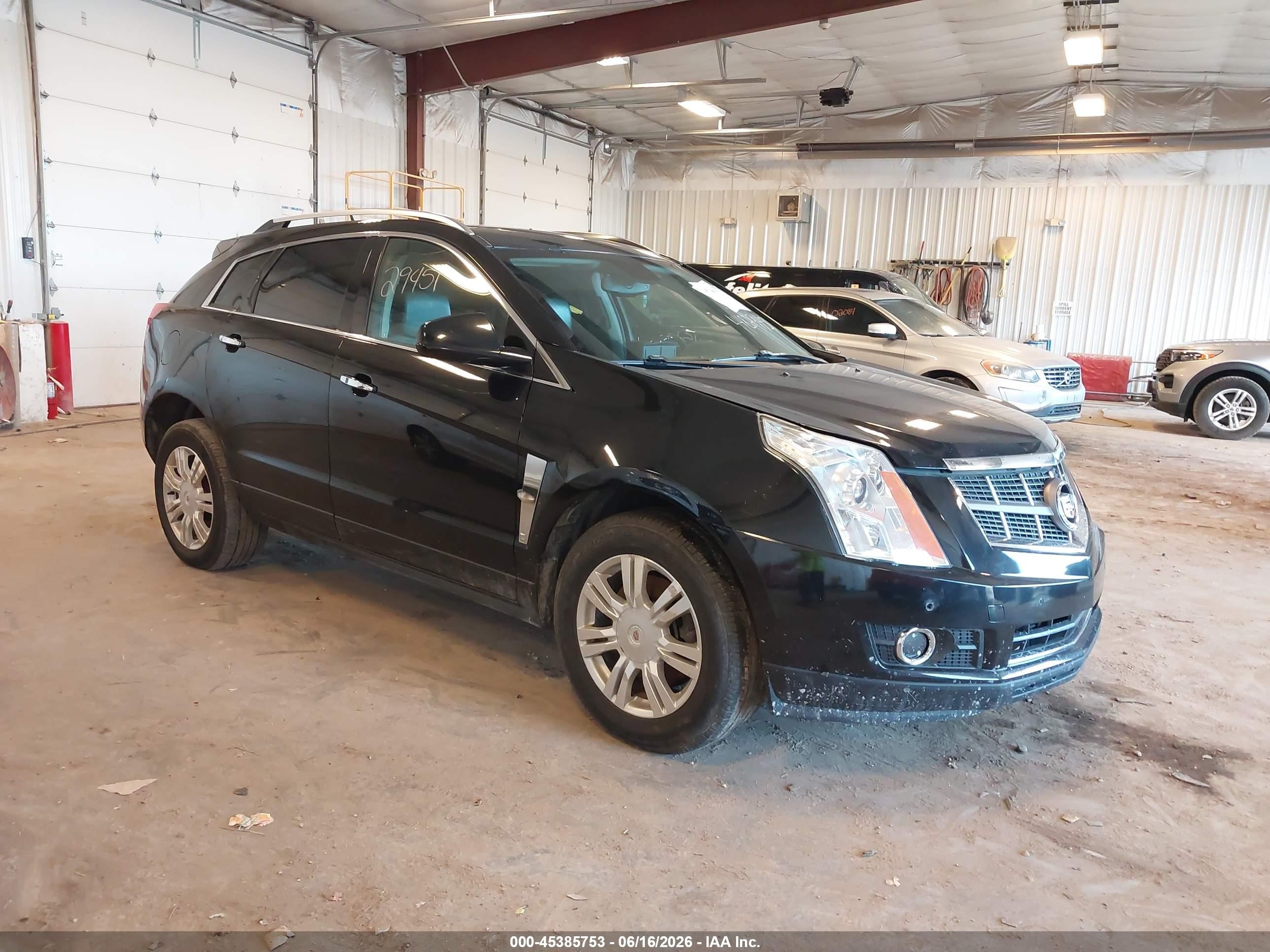 2012 Cadillac Srx Luxury Collection Черный vin: 3GYFNDE37CS529085