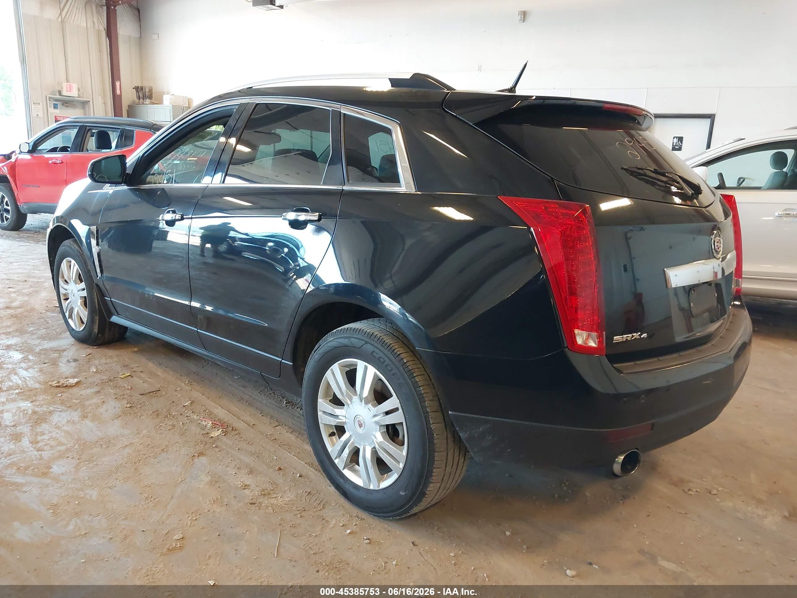 2012 Cadillac Srx Luxury Collection Черный vin: 3GYFNDE37CS529085