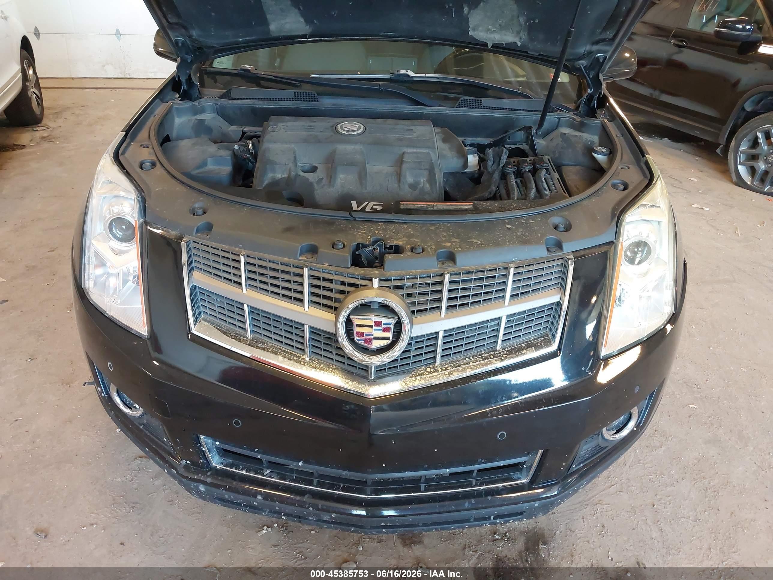2012 Cadillac Srx Luxury Collection Черный vin: 3GYFNDE37CS529085