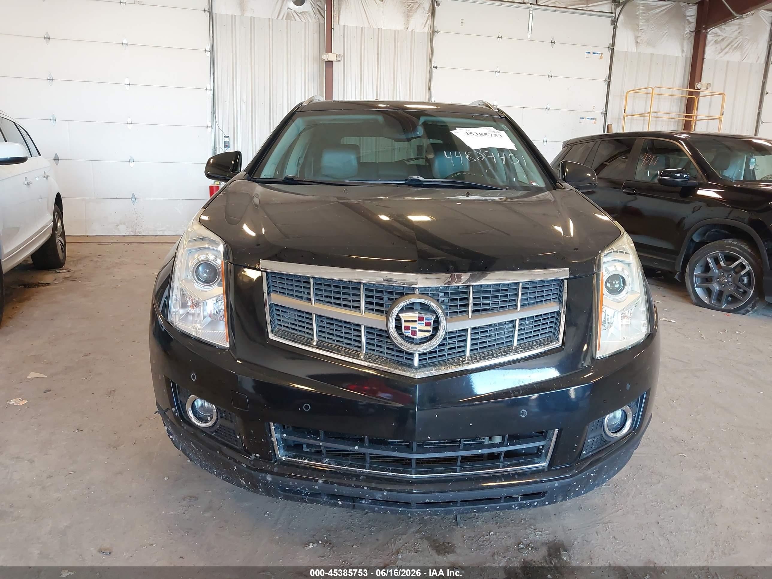 2012 Cadillac Srx Luxury Collection Черный vin: 3GYFNDE37CS529085