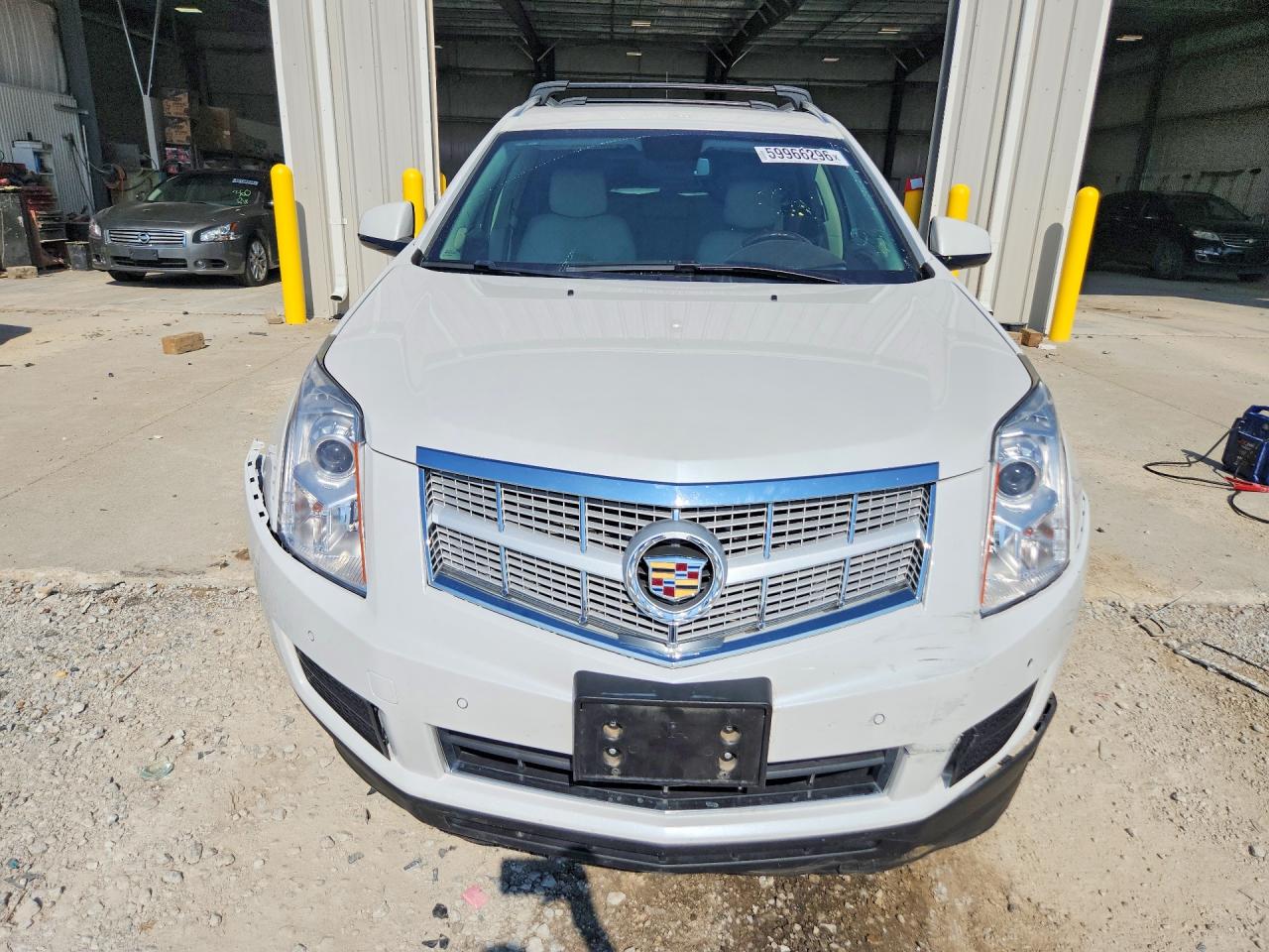 2012 Cadillac Srx Luxury Collection White vin: 3GYFNDE37CS542449