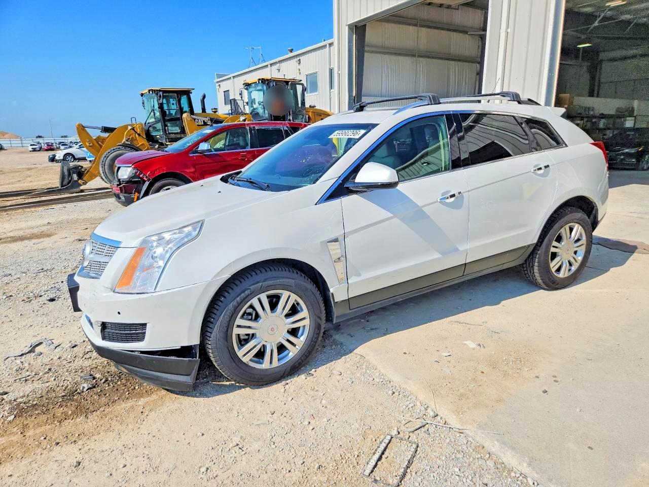 2012 Cadillac Srx Luxury Collection White vin: 3GYFNDE37CS542449