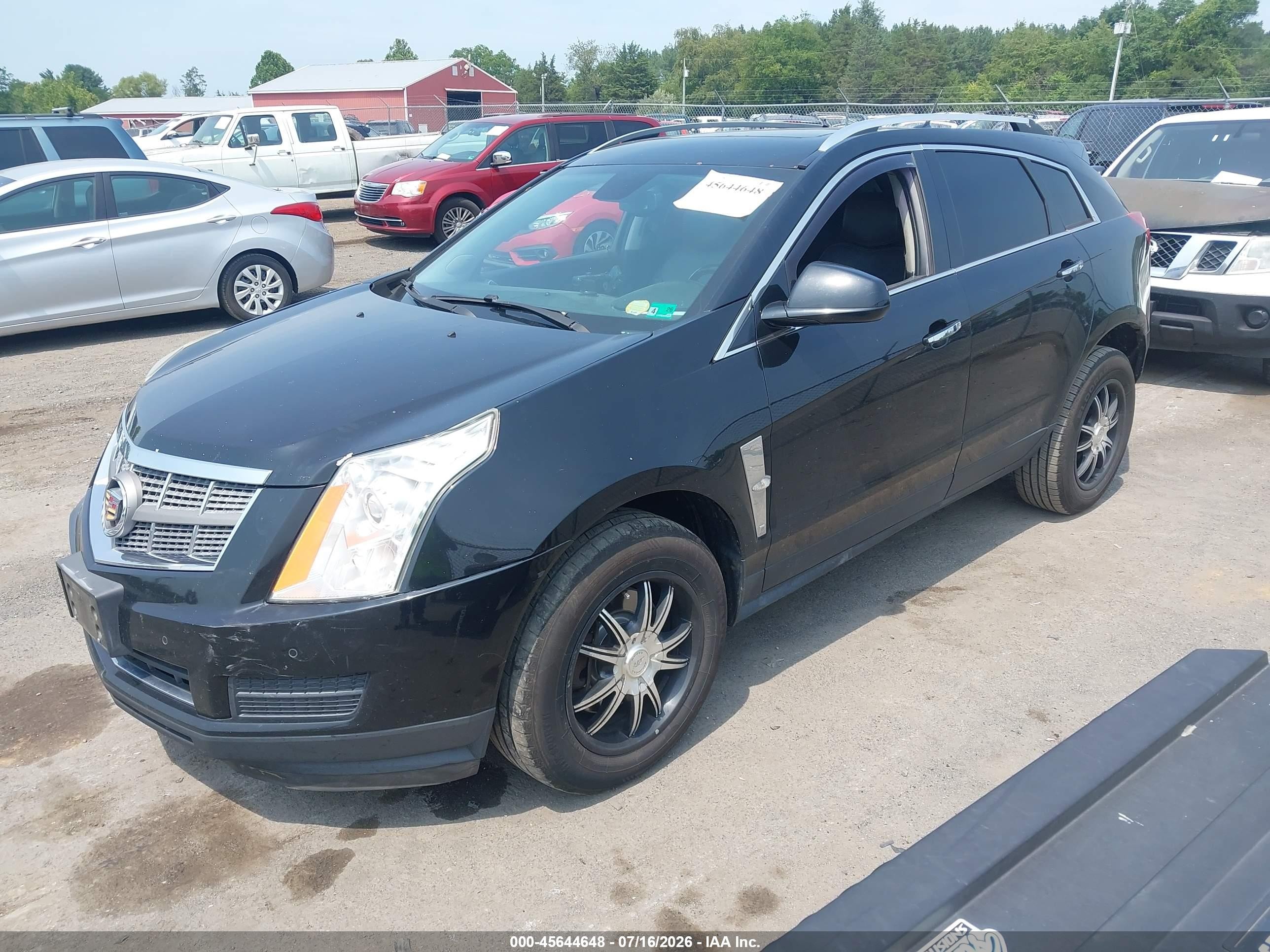 2012 Cadillac Srx Luxury Collection Black vin: 3GYFNDE37CS542970
