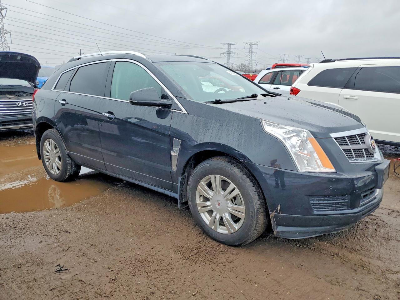 2012 Cadillac Srx Luxury Collection Black vin: 3GYFNDE37CS545822