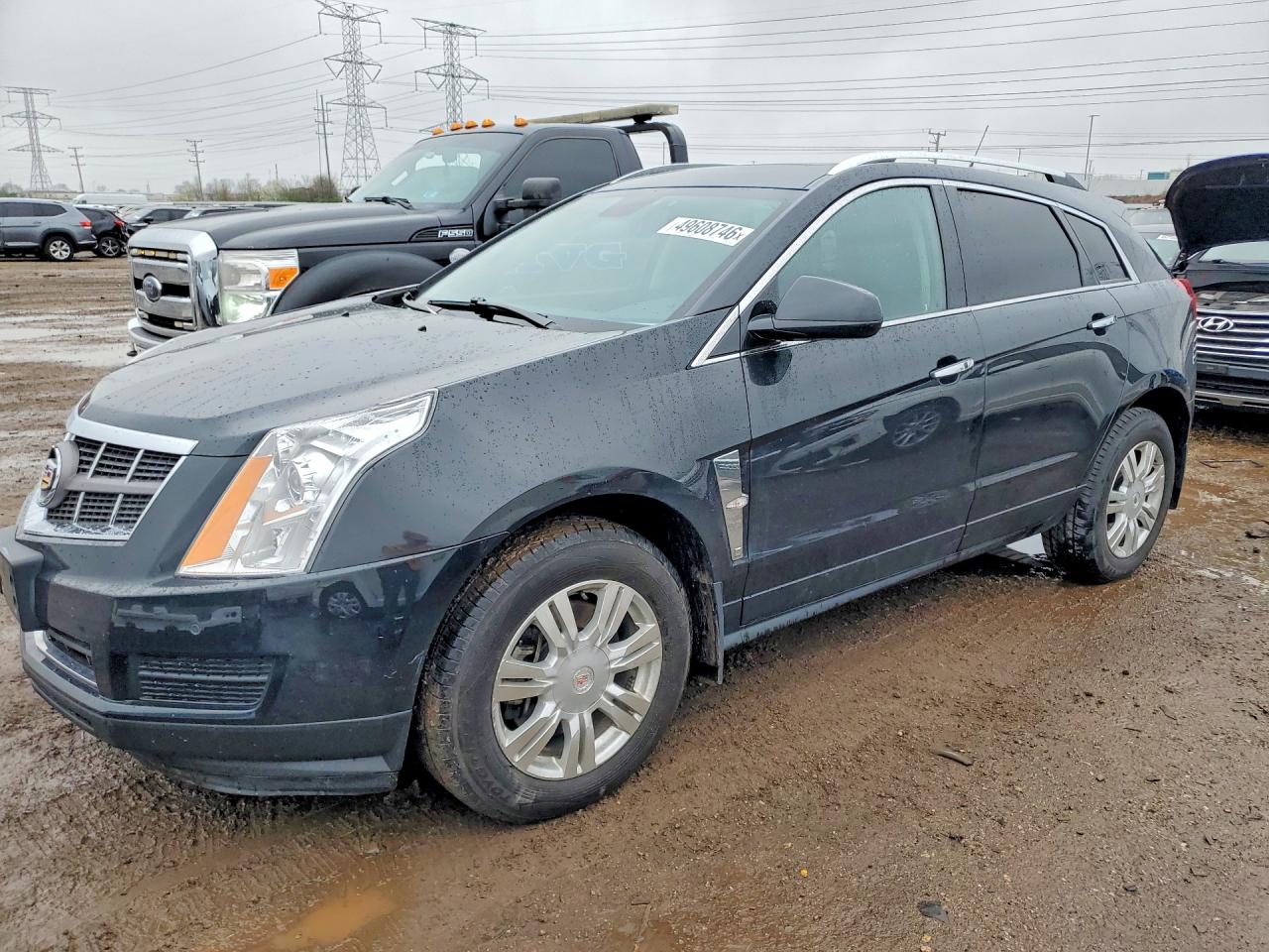 2012 Cadillac Srx Luxury Collection Black vin: 3GYFNDE37CS545822