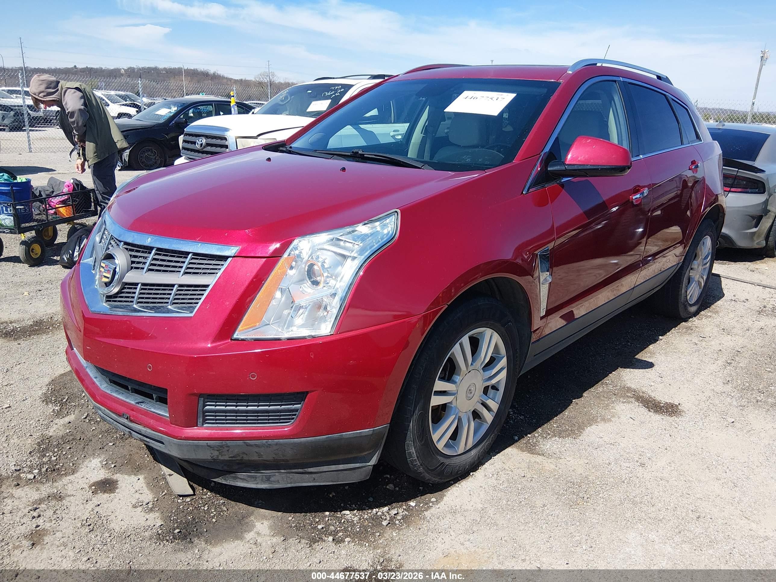 2012 Cadillac Srx Luxury Collection Red vin: 3GYFNDE37CS646018