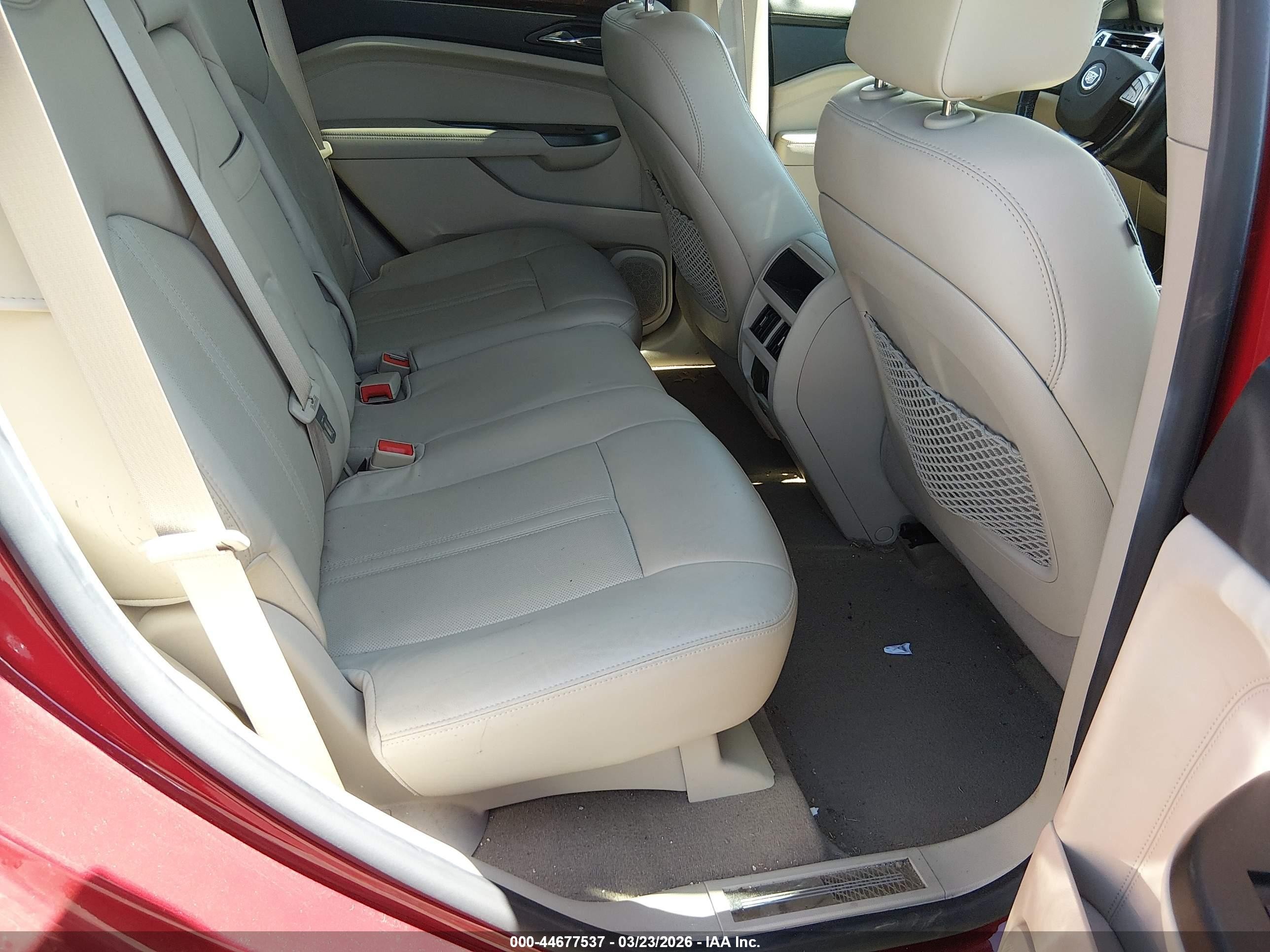 2012 Cadillac Srx Luxury Collection Red vin: 3GYFNDE37CS646018