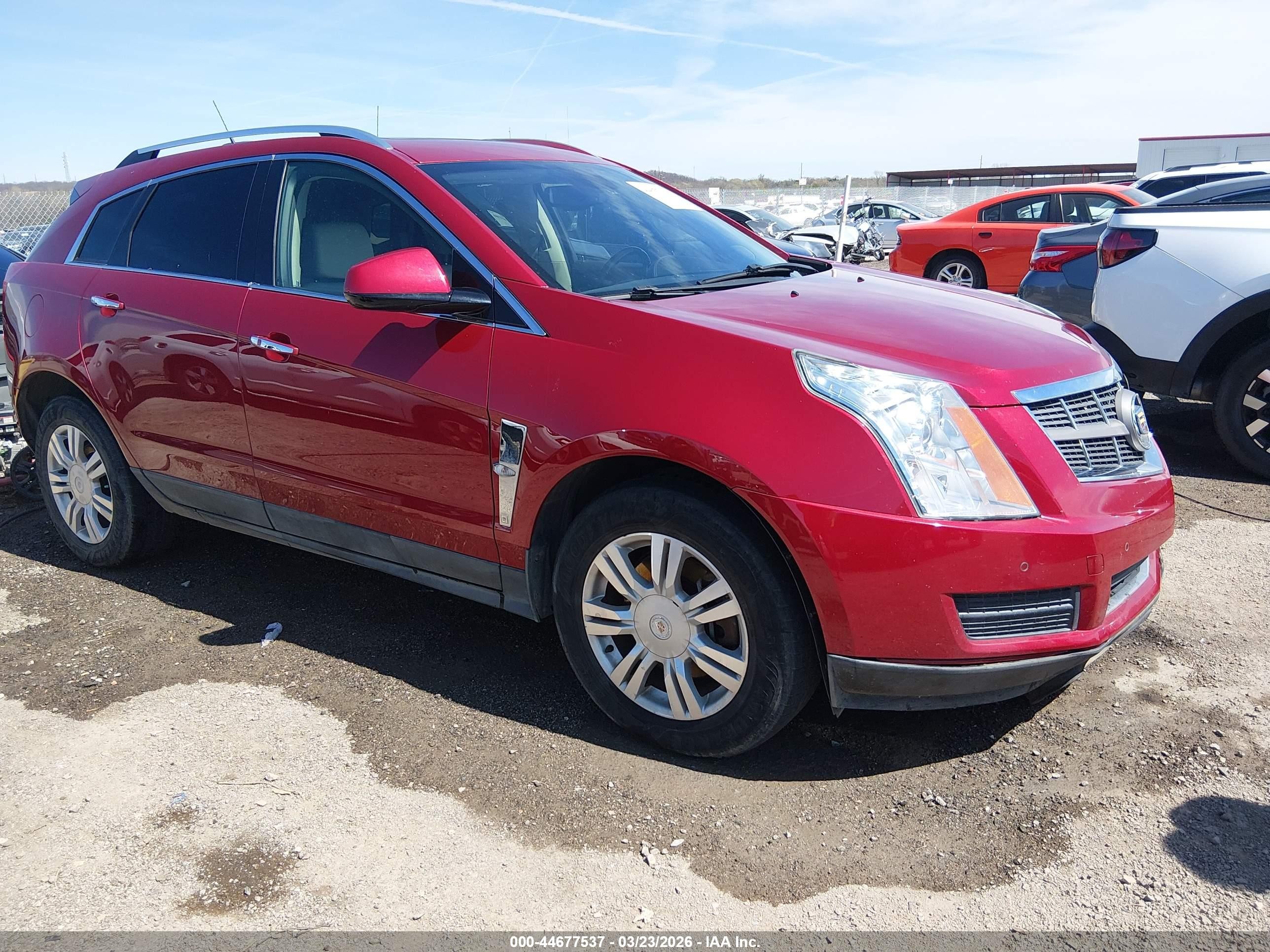 2012 Cadillac Srx Luxury Collection Red vin: 3GYFNDE37CS646018