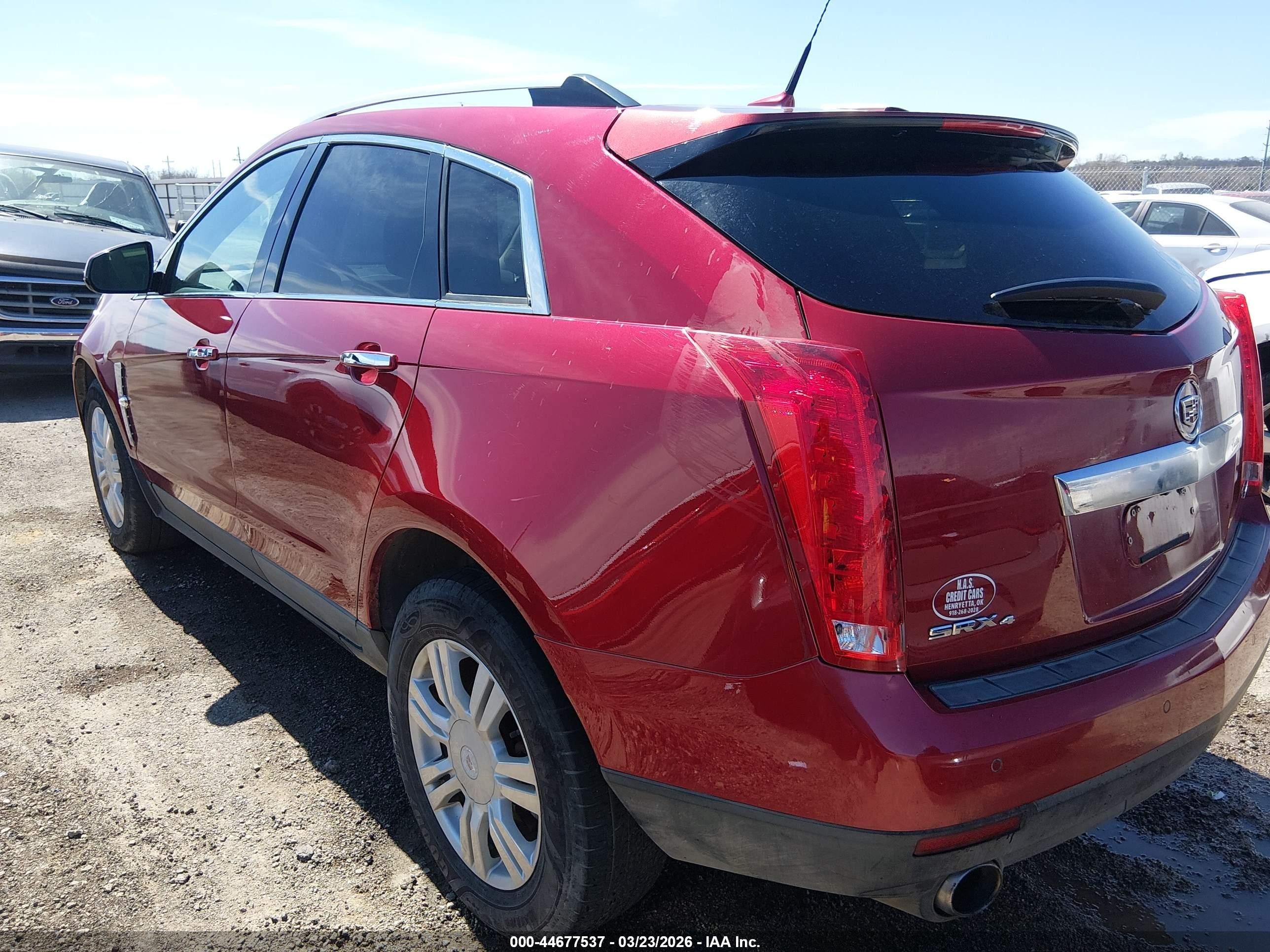 2012 Cadillac Srx Luxury Collection Red vin: 3GYFNDE37CS646018