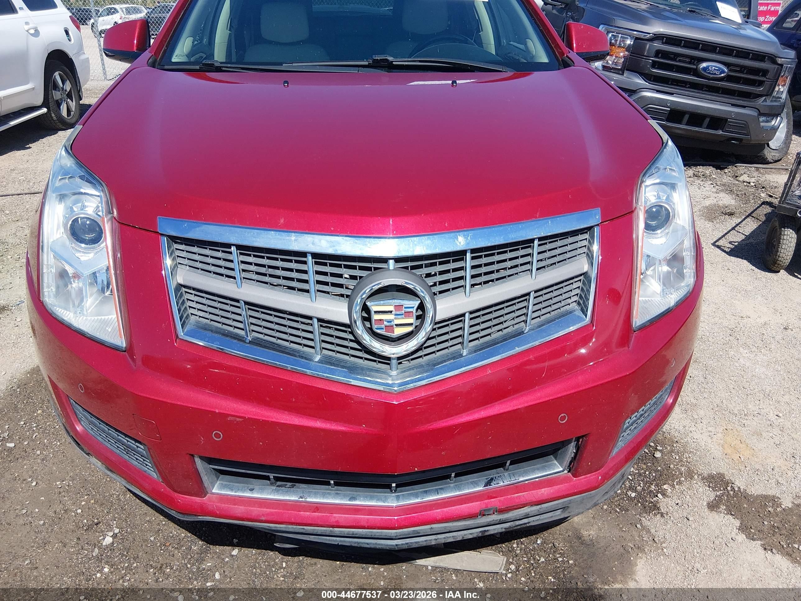 2012 Cadillac Srx Luxury Collection Red vin: 3GYFNDE37CS646018