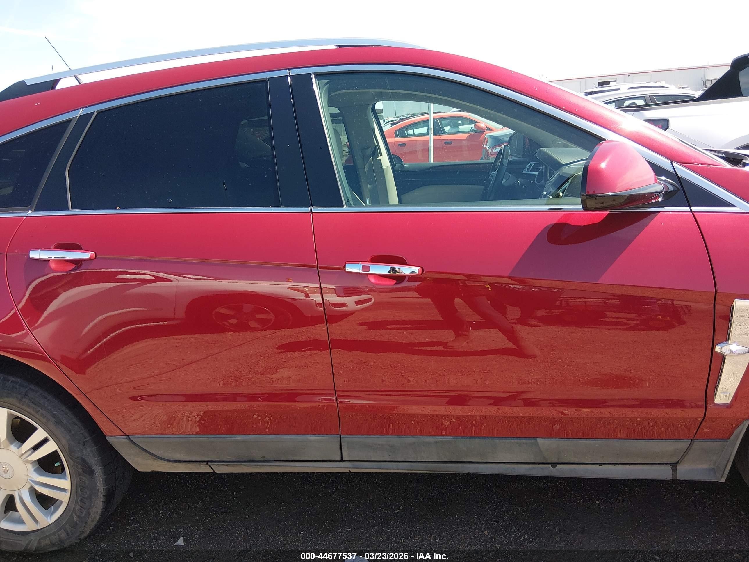 2012 Cadillac Srx Luxury Collection Red vin: 3GYFNDE37CS646018