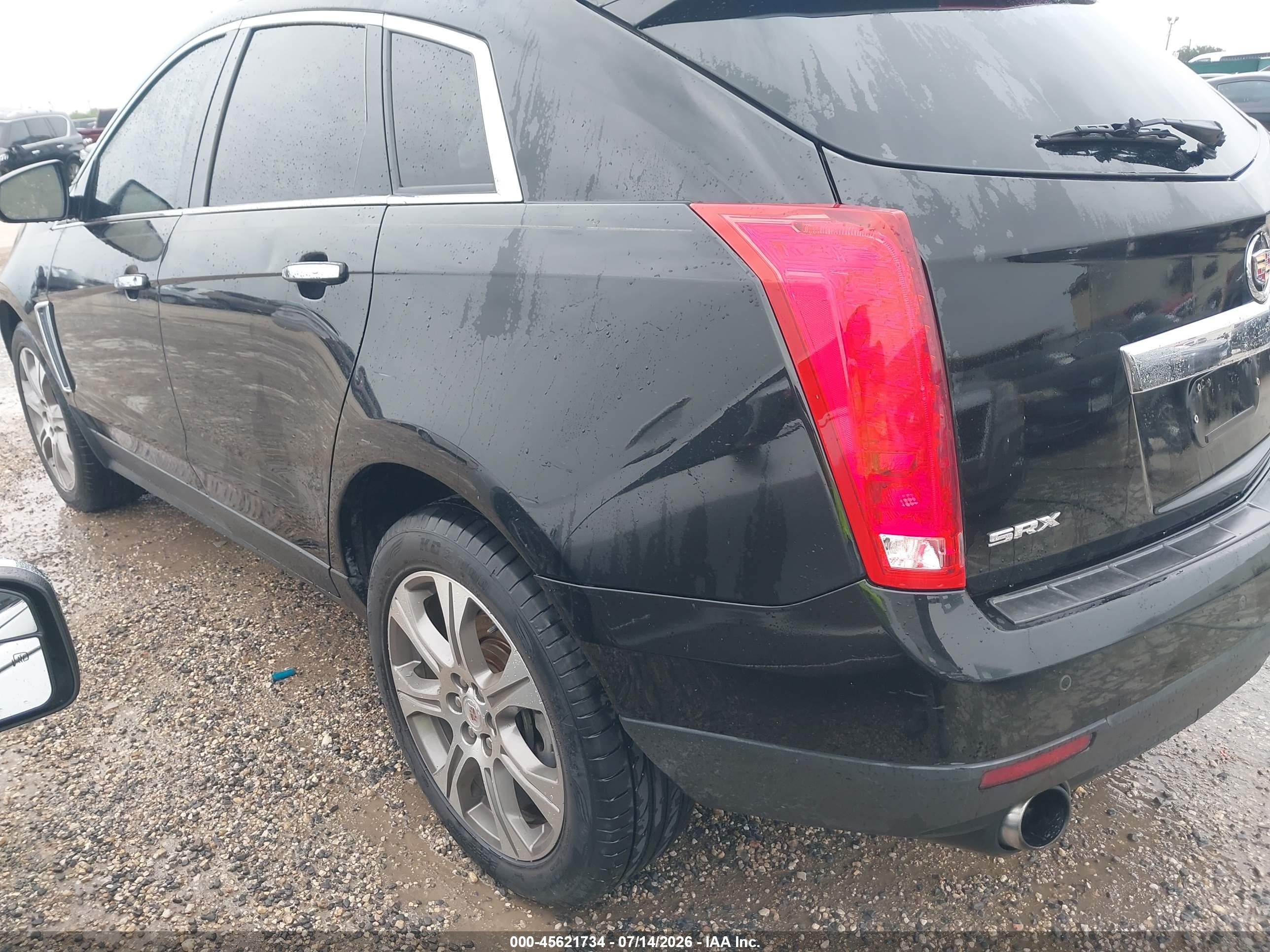 2013 Cadillac Srx Performance Collection Black vin: 3GYFNDE37DS514099