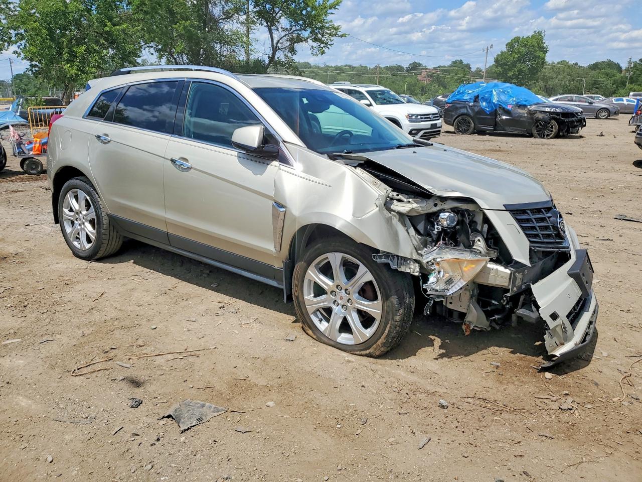 2013 Cadillac Srx Performance Collection Gold vin: 3GYFNDE37DS552223