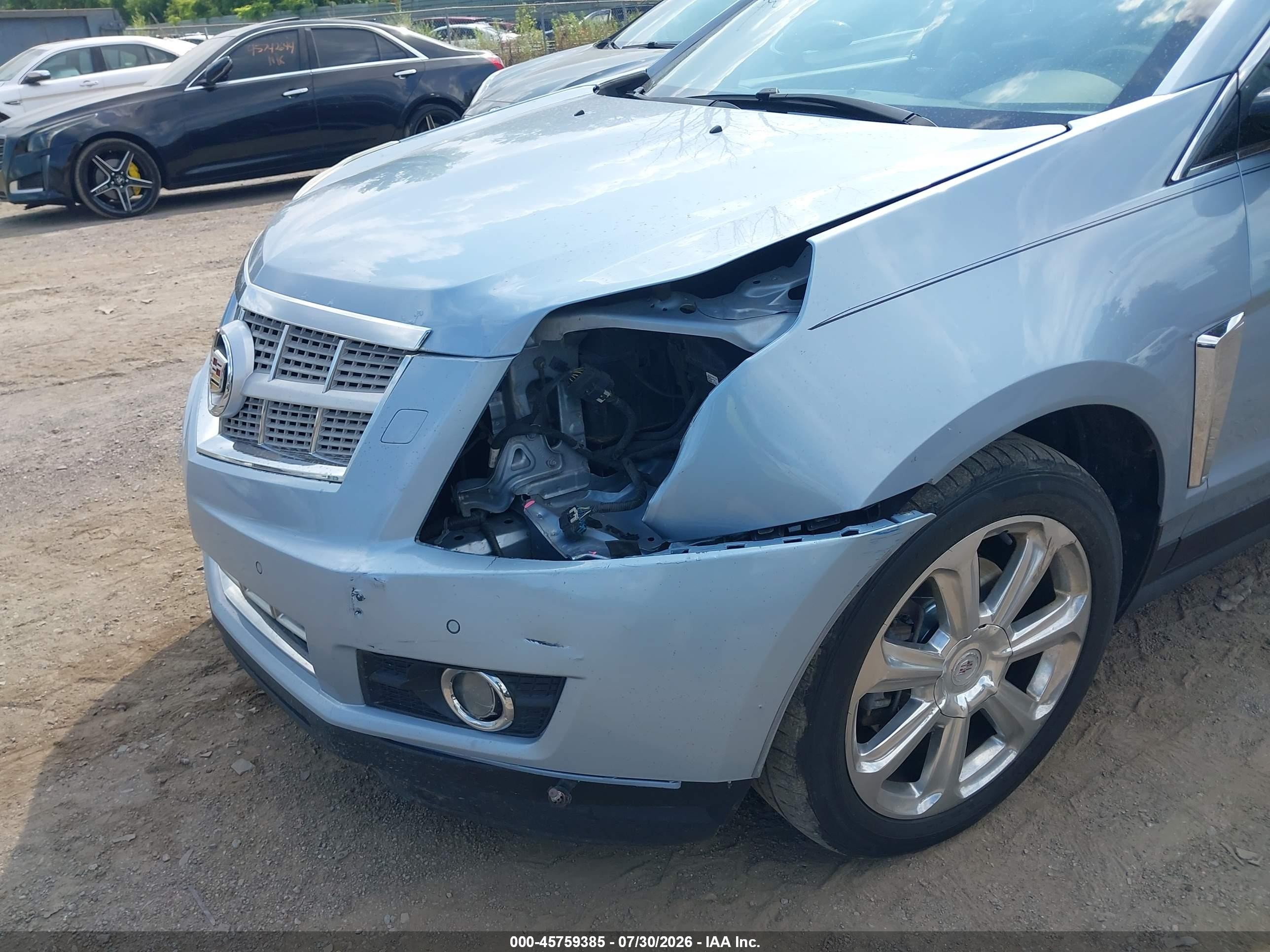 2013 Cadillac Srx Performance Collection Light Blue vin: 3GYFNDE37DS566798