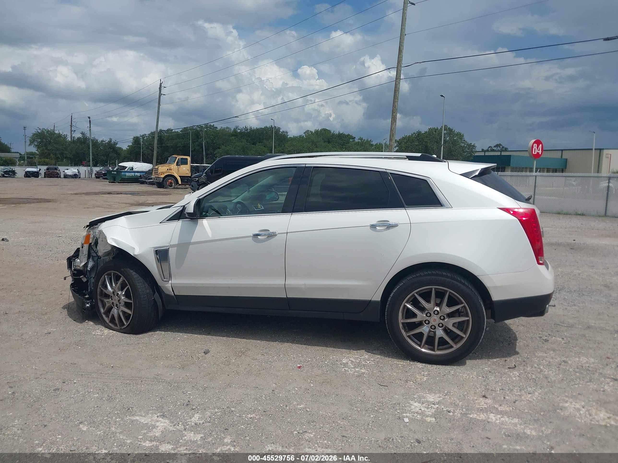 2013 Cadillac Srx Performance Collection White vin: 3GYFNDE37DS655514