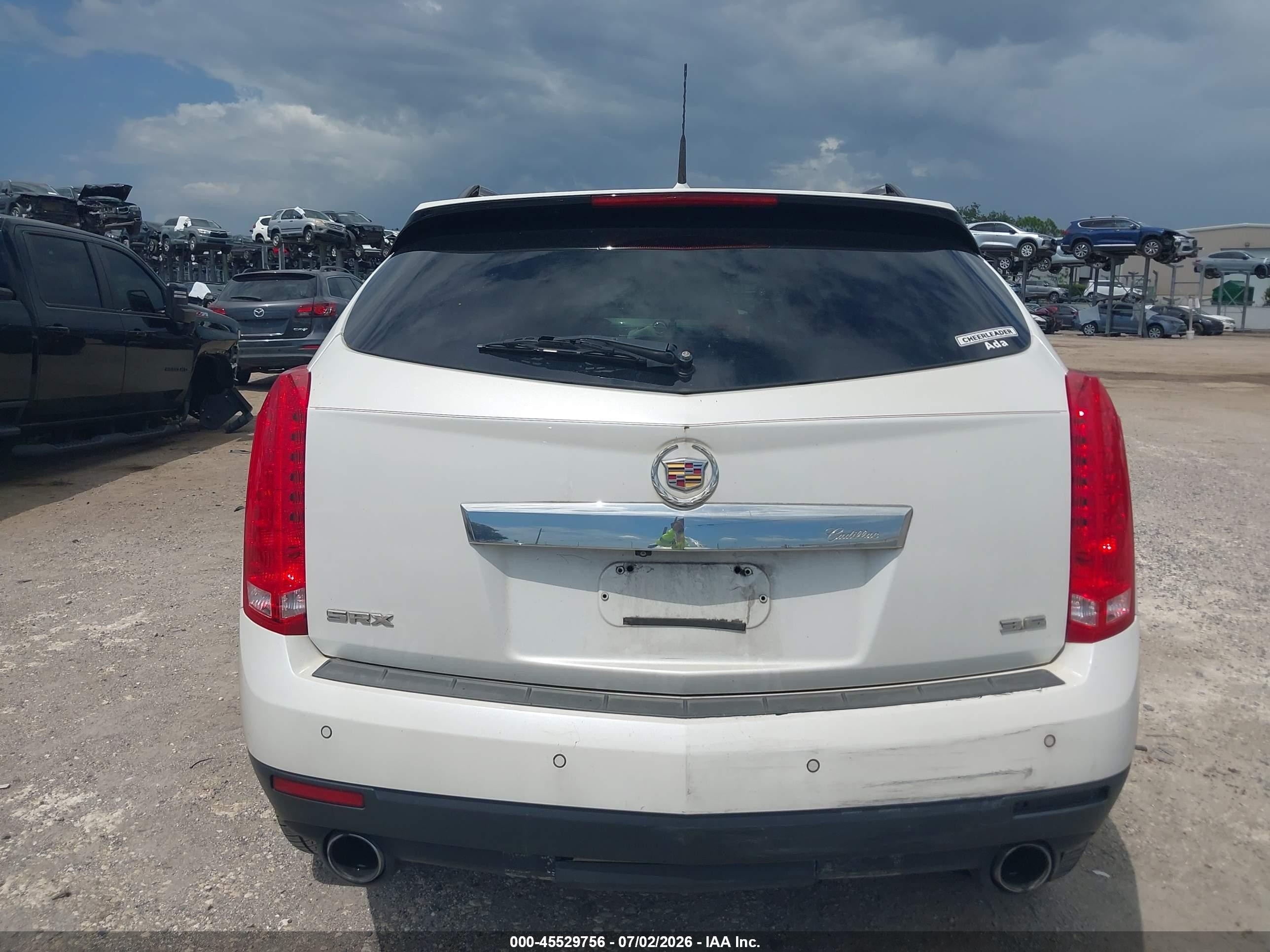 2013 Cadillac Srx Performance Collection White vin: 3GYFNDE37DS655514