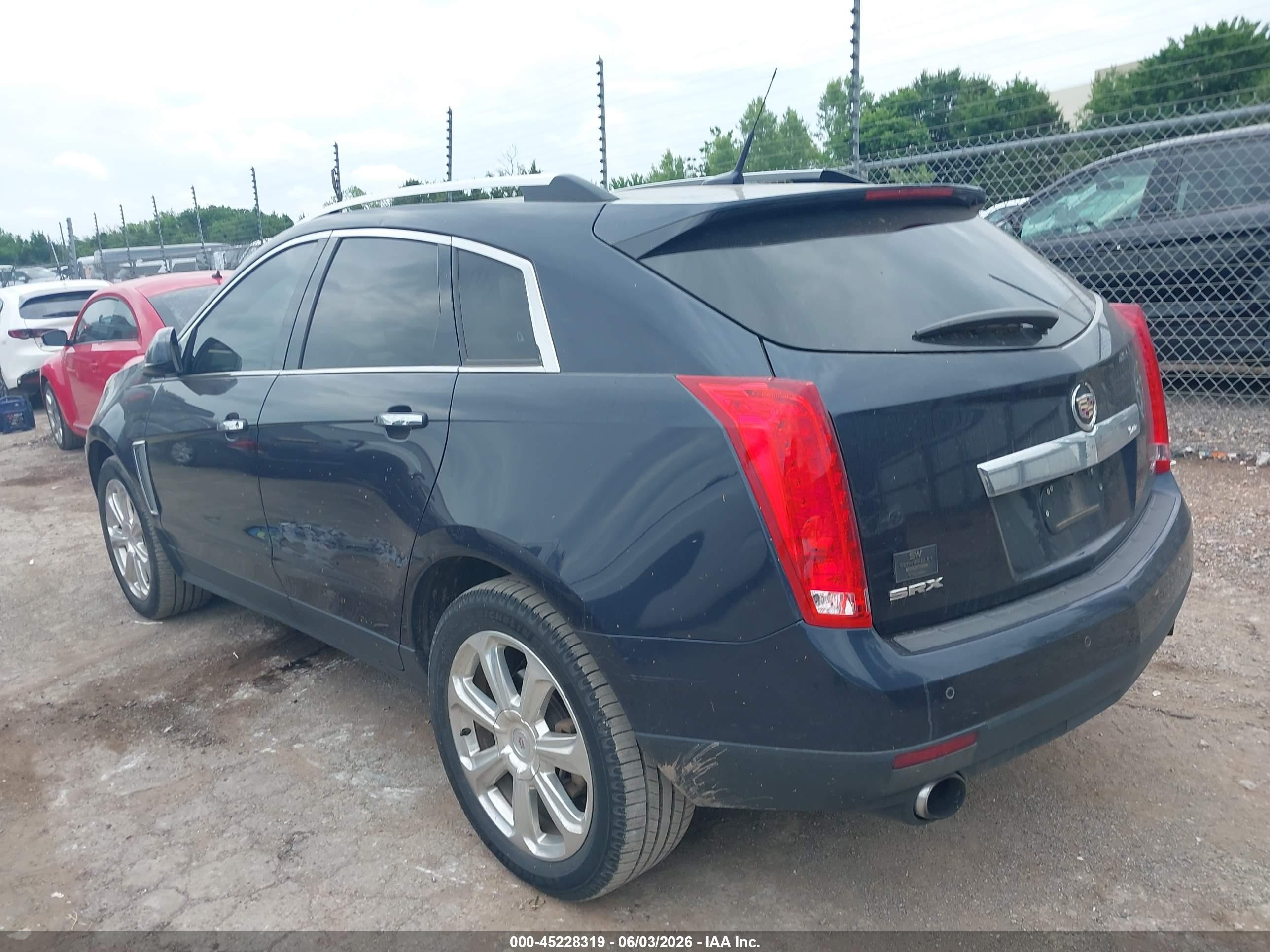 2014 Cadillac Srx Premium Collection Blue vin: 3GYFNDE37ES543460