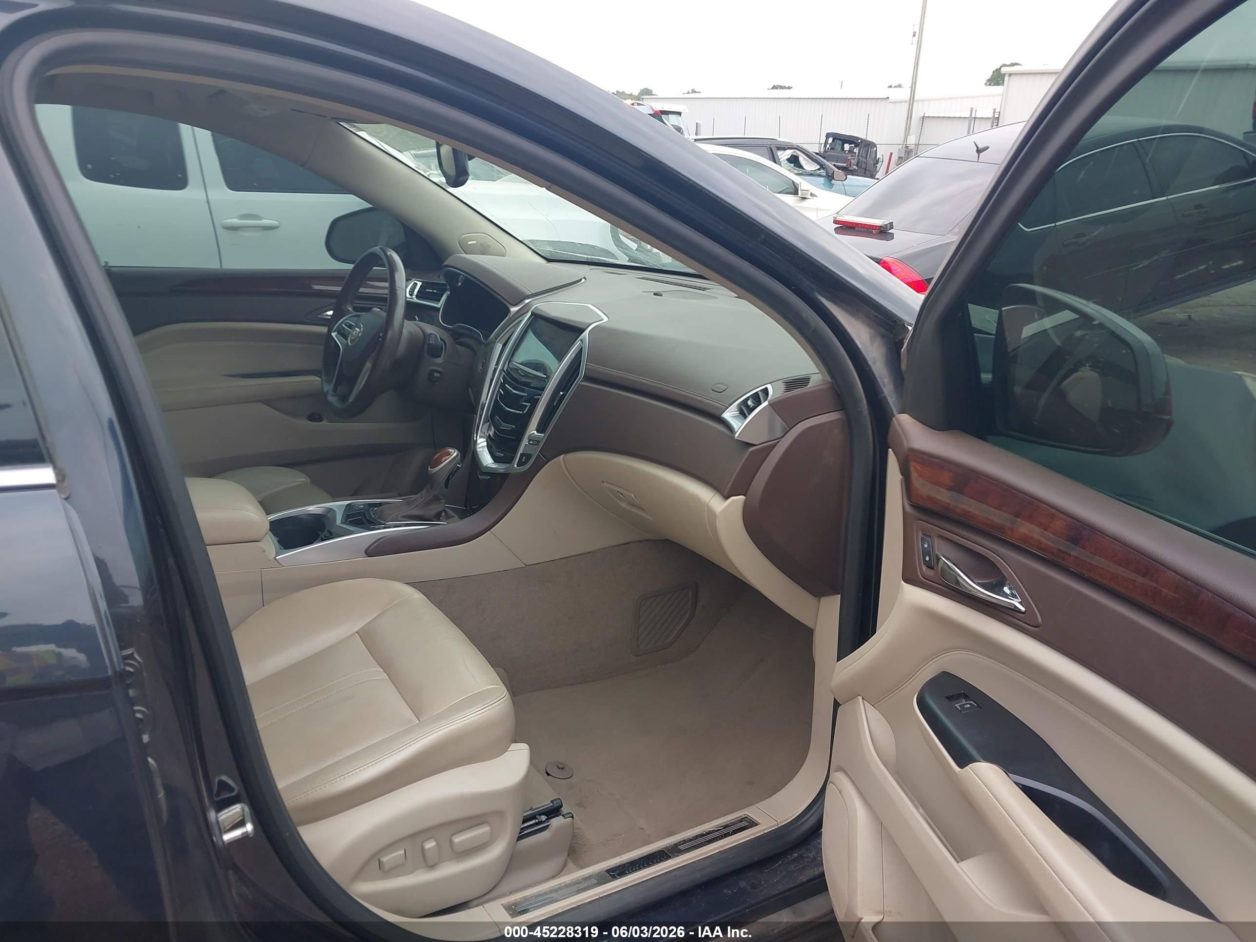 2014 Cadillac Srx Premium Collection Blue vin: 3GYFNDE37ES543460
