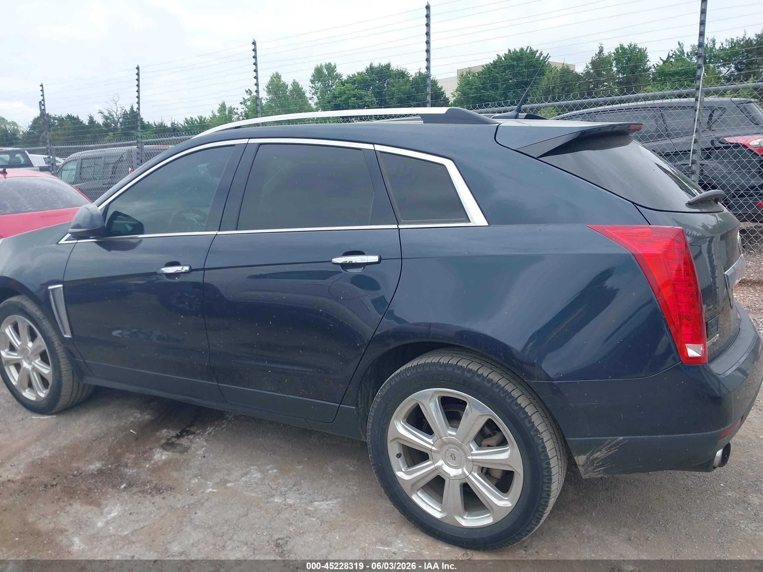 2014 Cadillac Srx Premium Collection Blue vin: 3GYFNDE37ES543460