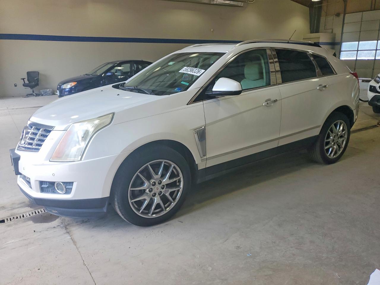 2014 Cadillac Srx Premium Collection White vin: 3GYFNDE37ES611708