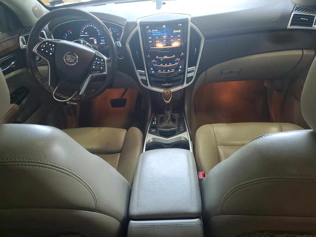 2014 Cadillac Srx Premium Collection White vin: 3GYFNDE37ES611708