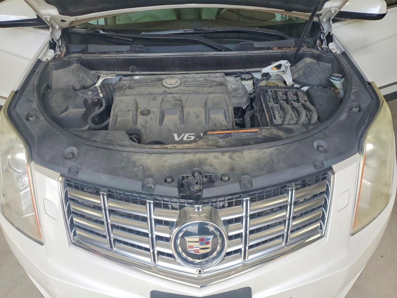 2014 Cadillac Srx Premium Collection White vin: 3GYFNDE37ES611708
