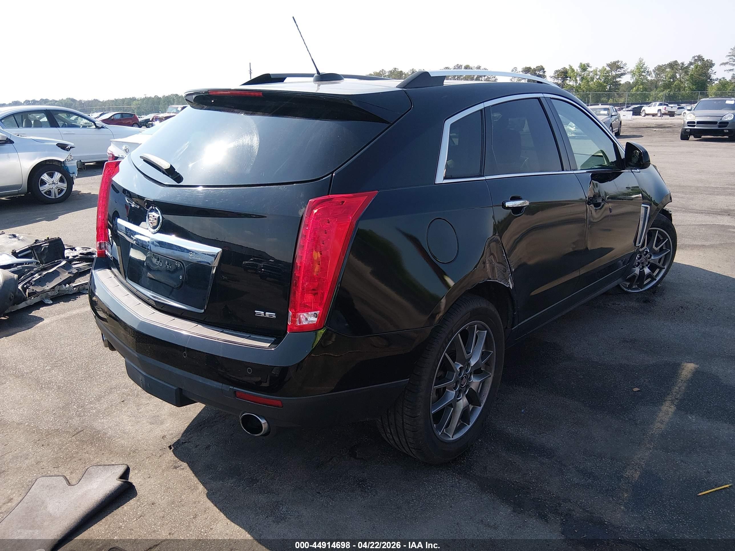 2015 Cadillac Srx Premium Collection Black vin: 3GYFNDE37FS546389