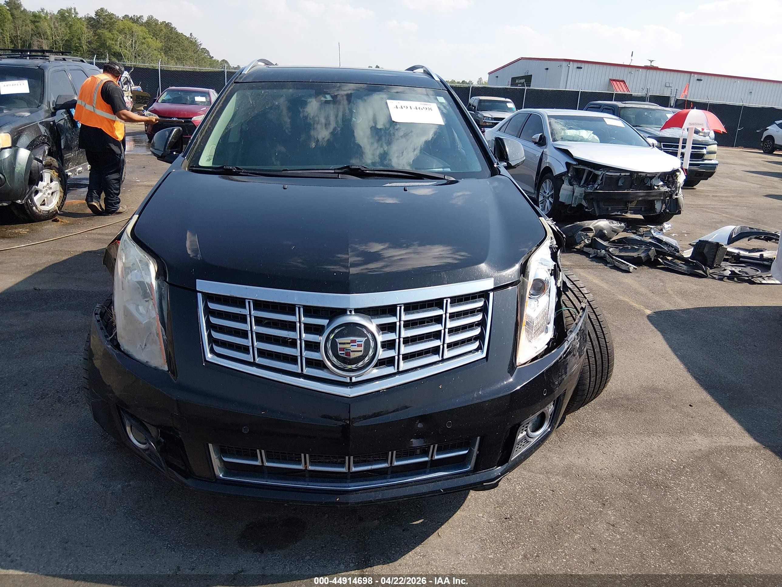 2015 Cadillac Srx Premium Collection Black vin: 3GYFNDE37FS546389