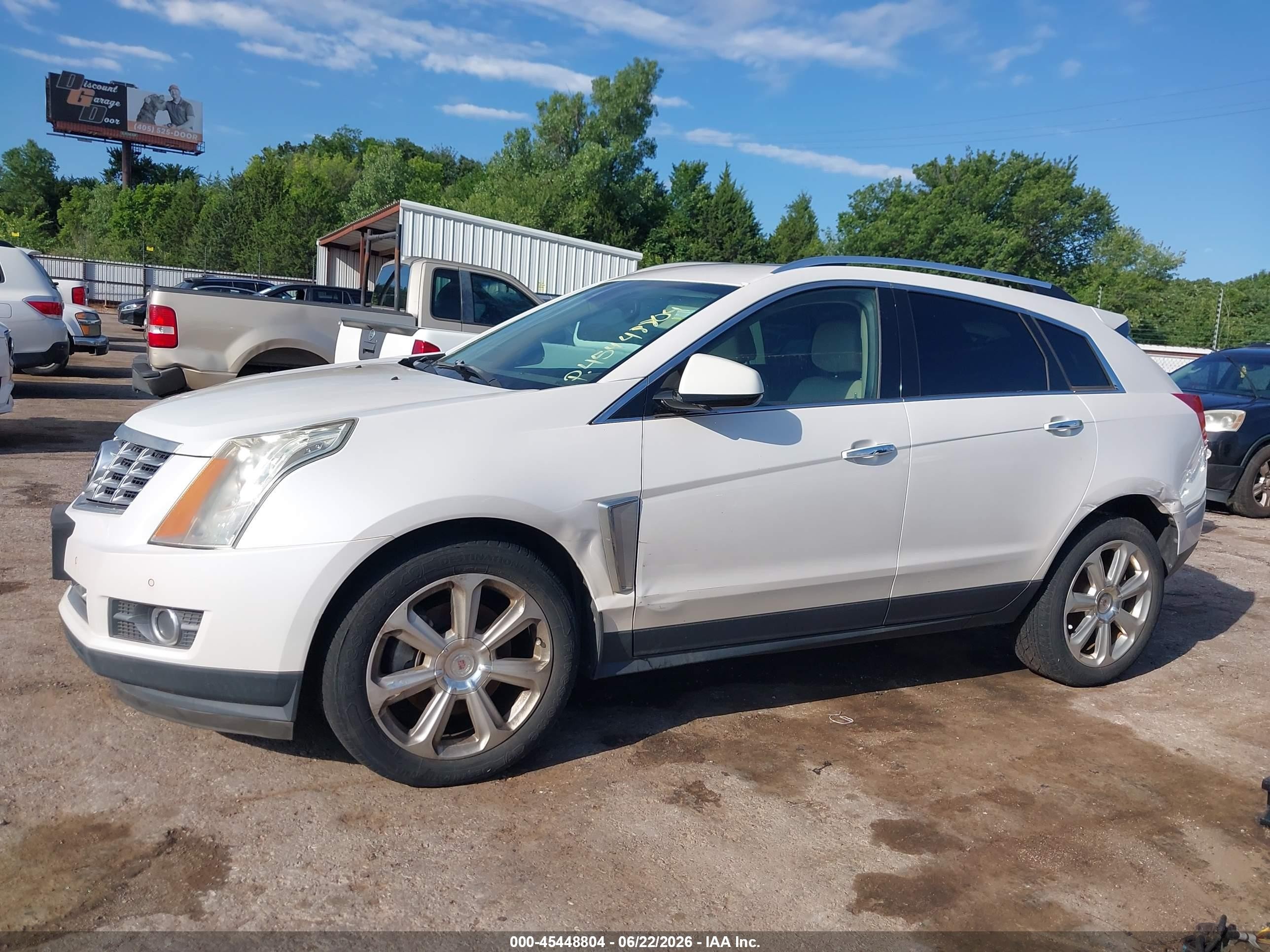 2015 Cadillac Srx Premium Collection Белый vin: 3GYFNDE37FS595687