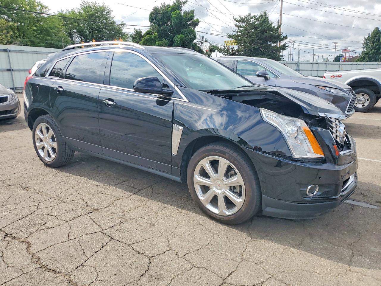 2015 Cadillac Srx Premium Collection Black vin: 3GYFNDE37FS638800