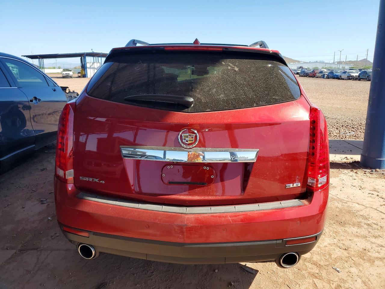 2012 Cadillac Srx Luxury Collection Red vin: 3GYFNDE38CS597721