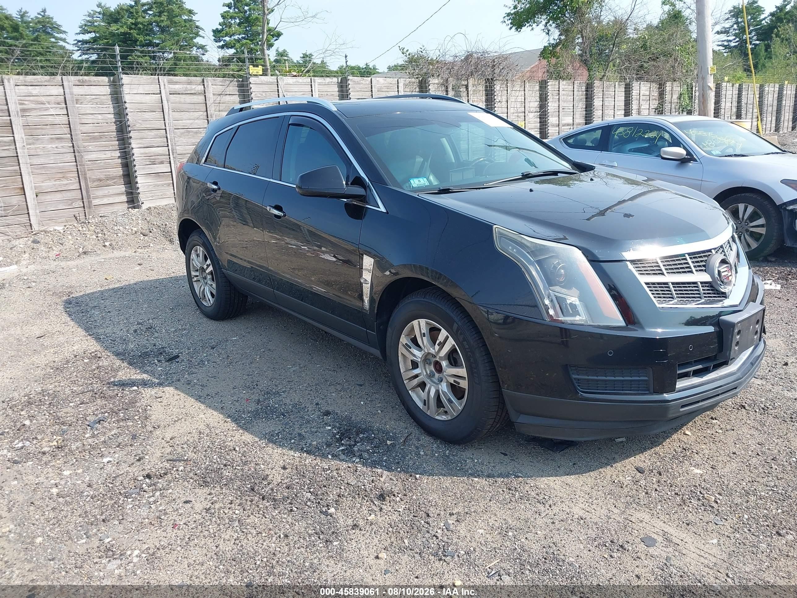 2012 Cadillac Srx Luxury Collection Black vin: 3GYFNDE38CS617661