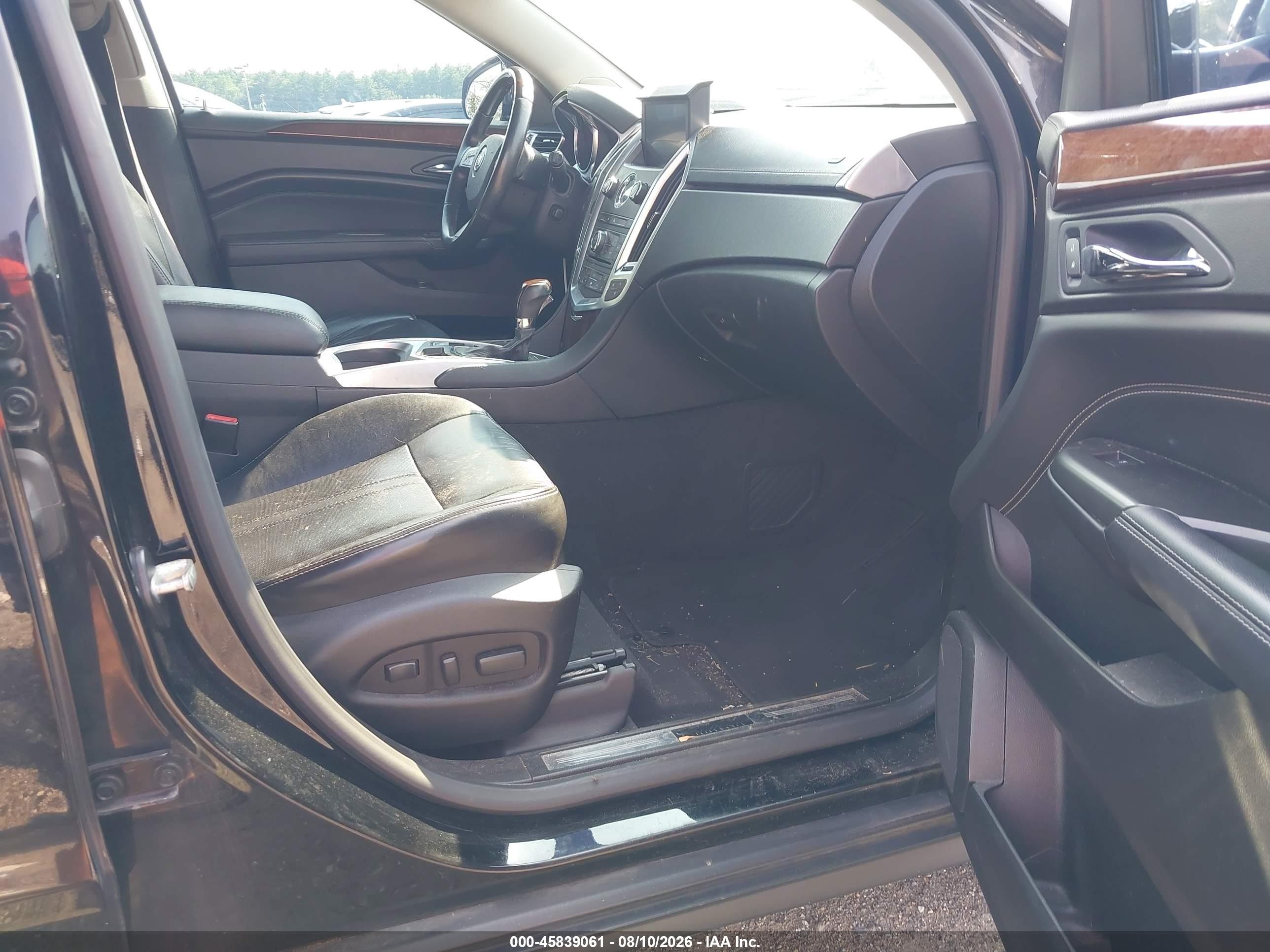 2012 Cadillac Srx Luxury Collection Black vin: 3GYFNDE38CS617661