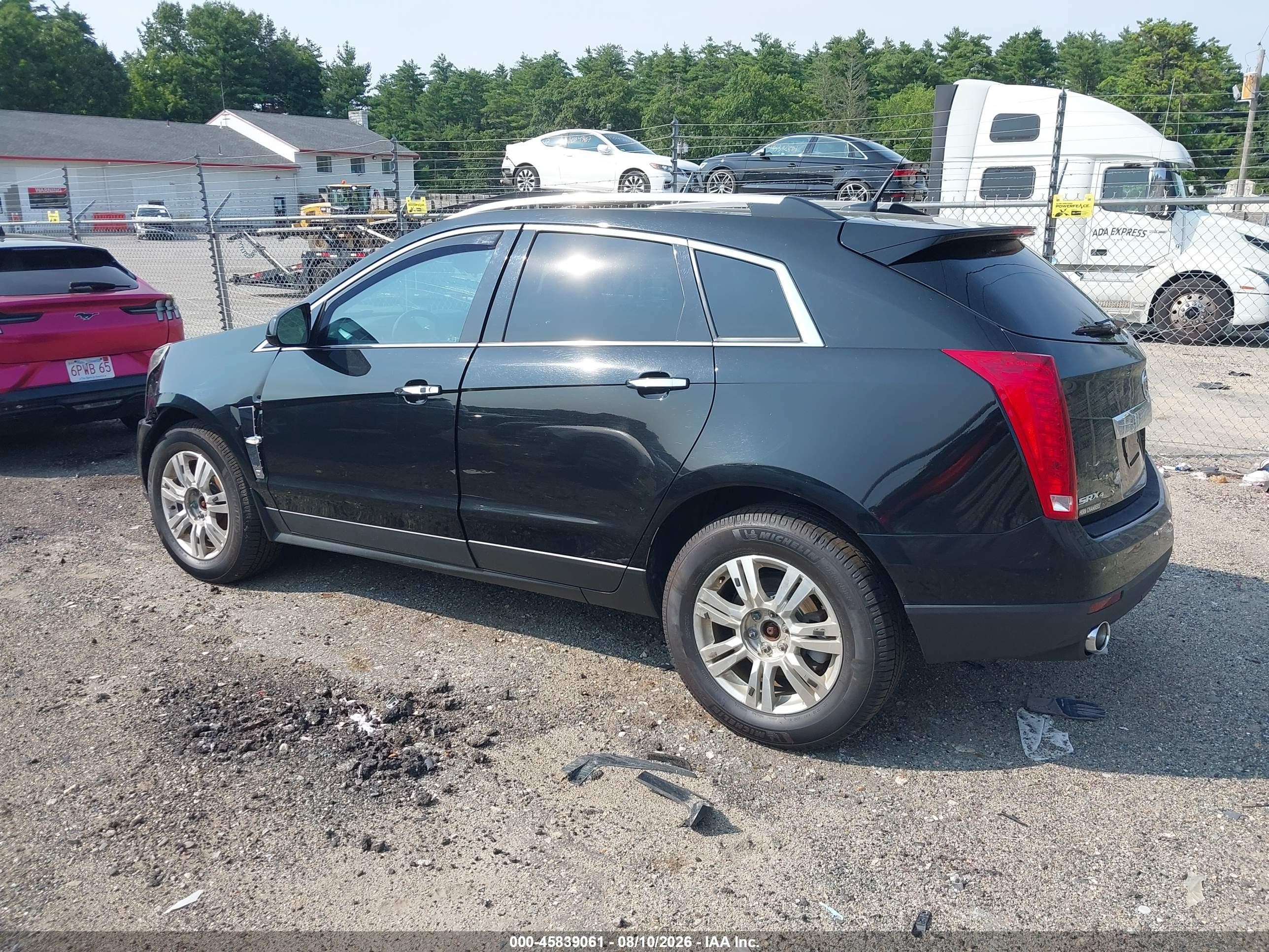 2012 Cadillac Srx Luxury Collection Black vin: 3GYFNDE38CS617661