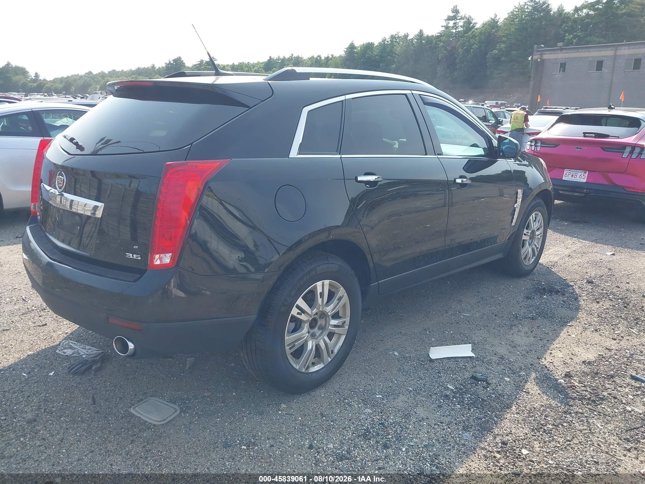 2012 Cadillac Srx Luxury Collection Black vin: 3GYFNDE38CS617661