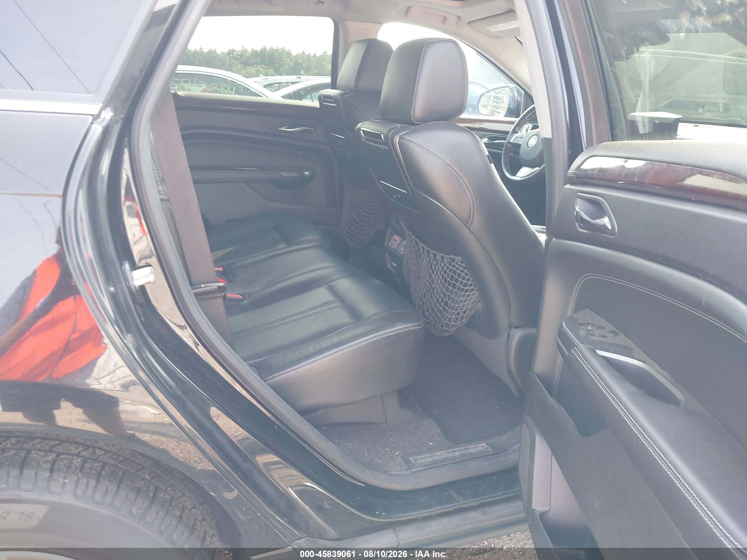 2012 Cadillac Srx Luxury Collection Black vin: 3GYFNDE38CS617661